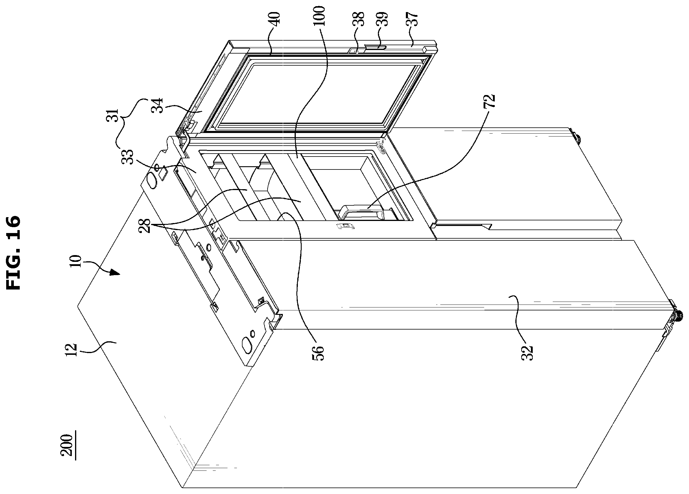 Patent US12480704 Figure 16 – Refrigerator