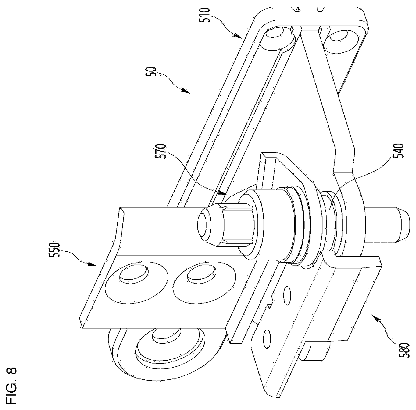 Patent US12480705 Figure 8 – Refrigerator