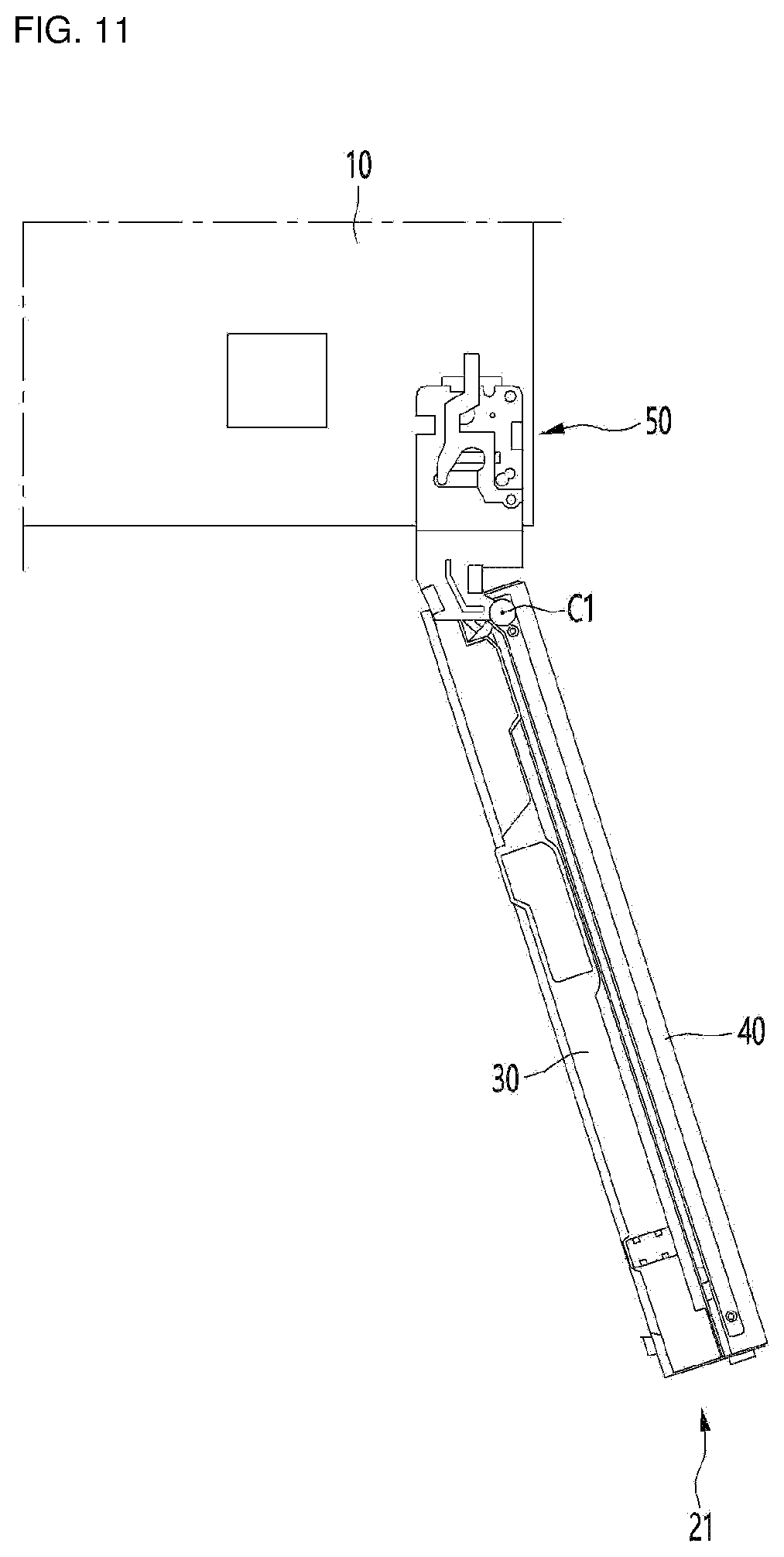 Patent US12480705 Figure 11 – Refrigerator