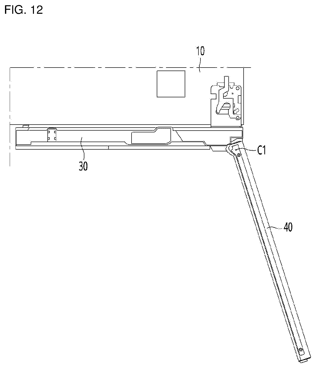 Patent US12480705 Figure 12 – Refrigerator