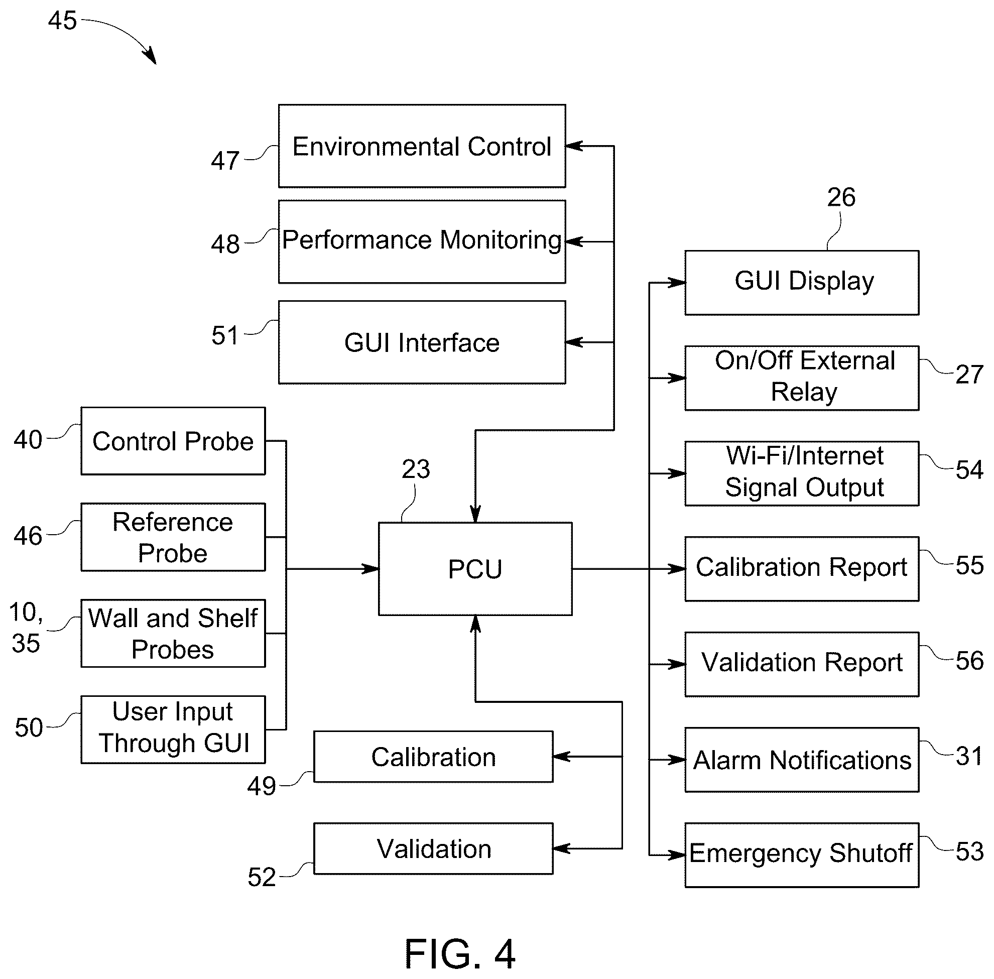 Patent US12480708 Figure 4 – System for temperature mapping in temperature-controlling storage units