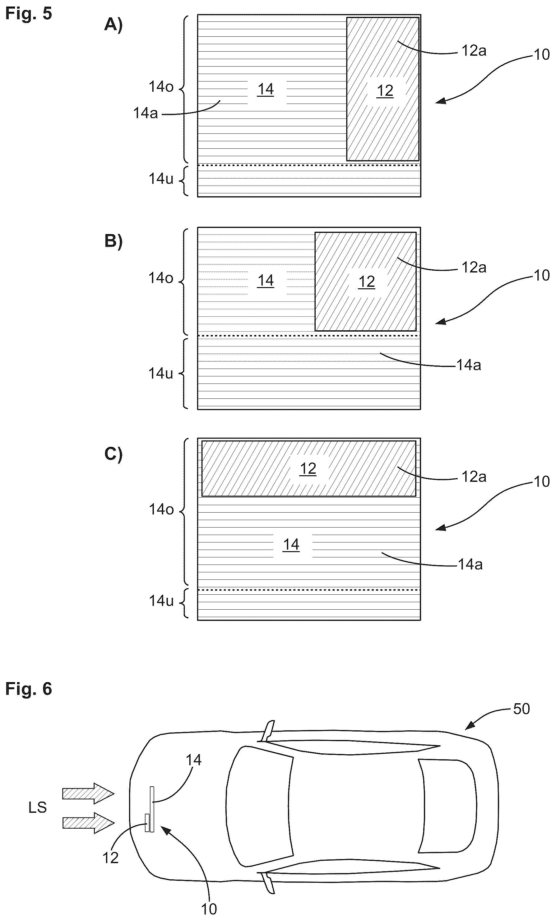 Patent US12480713 Figure 3 – Radiator arrangement with at least two heat exchangers with different base areas, motor vehicle with radiator arrangement