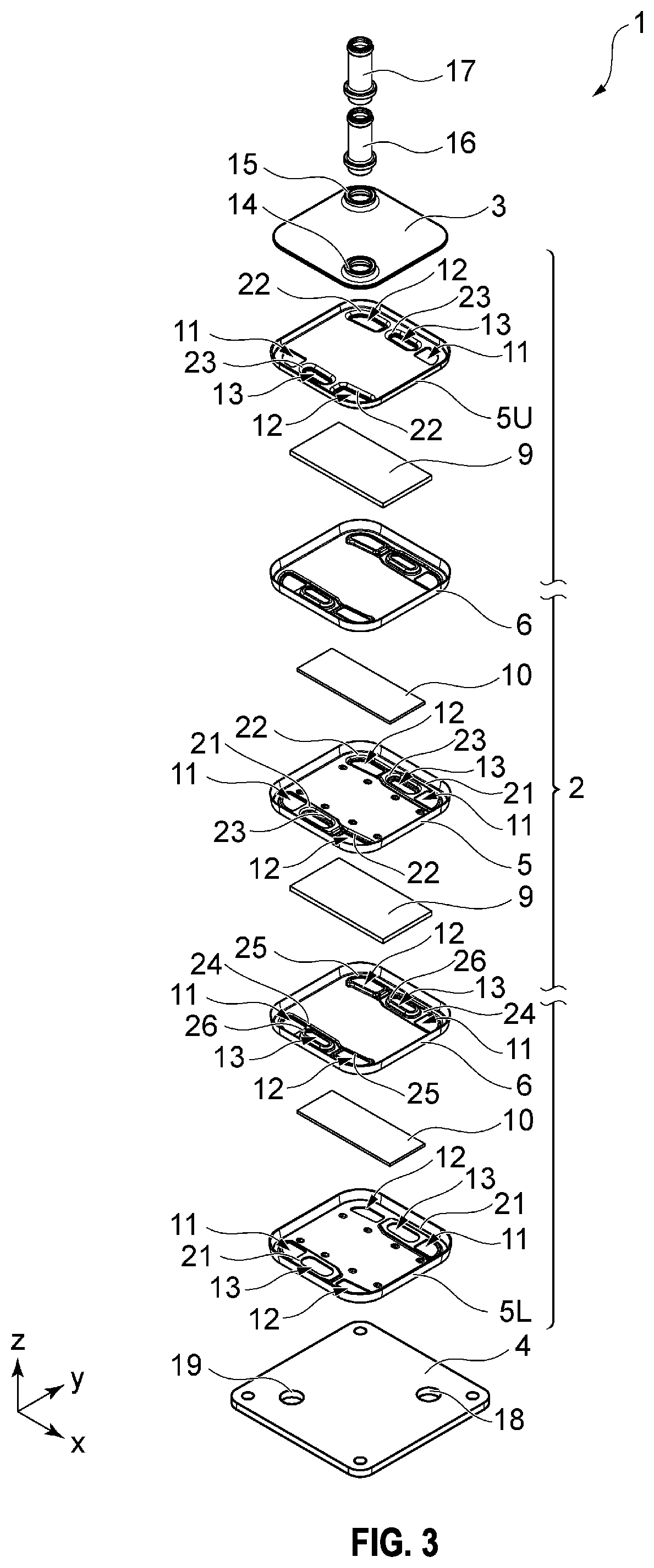 Patent US12480715 Figure 3 – Heat exchanger