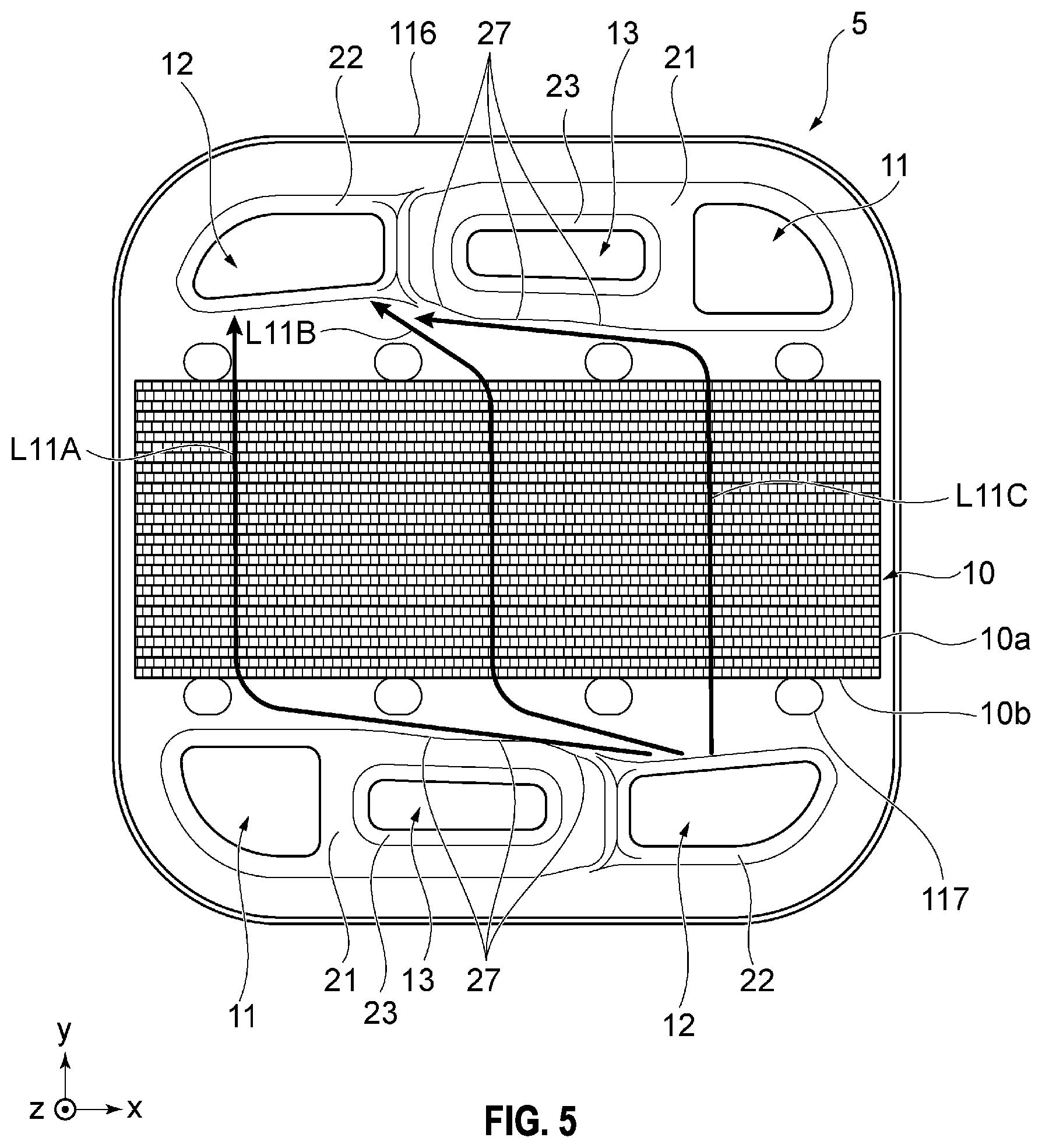 Patent US12480715 Figure 5 – Heat exchanger
