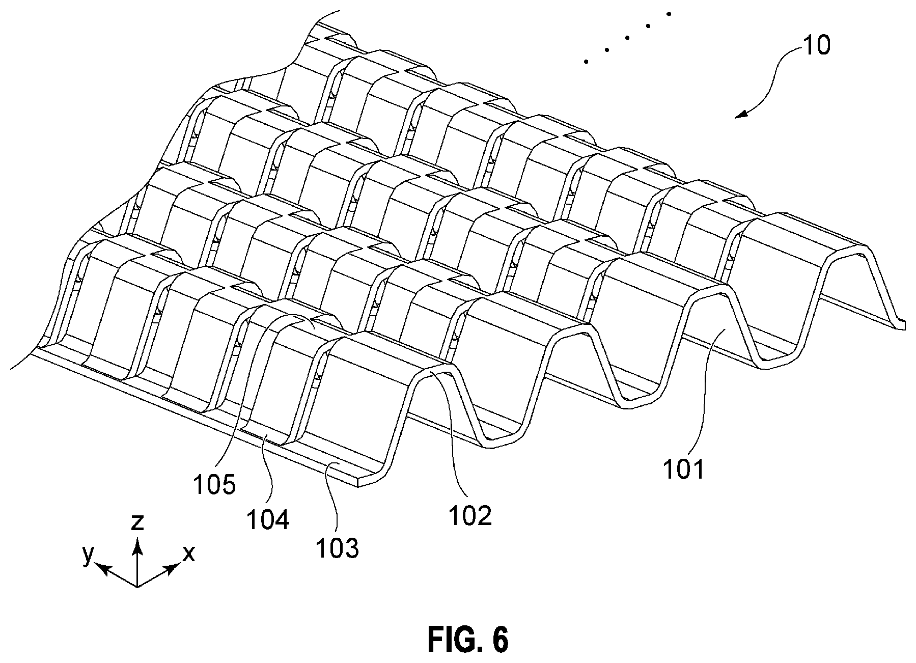 Patent US12480715 Figure 6 – Heat exchanger