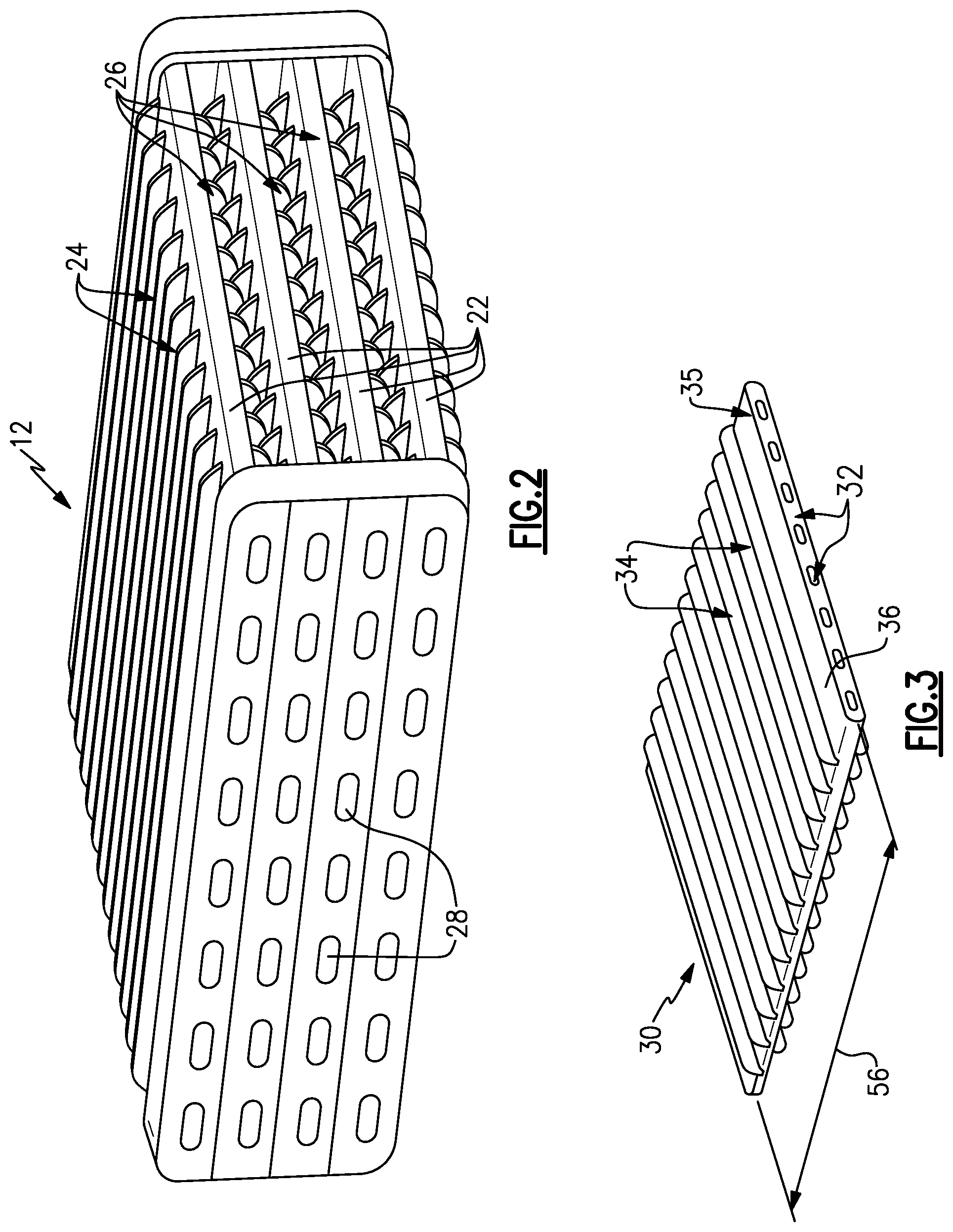Patent US12480721 Figure 2 – Cast plate heat exchanger and method of making using directional solidification