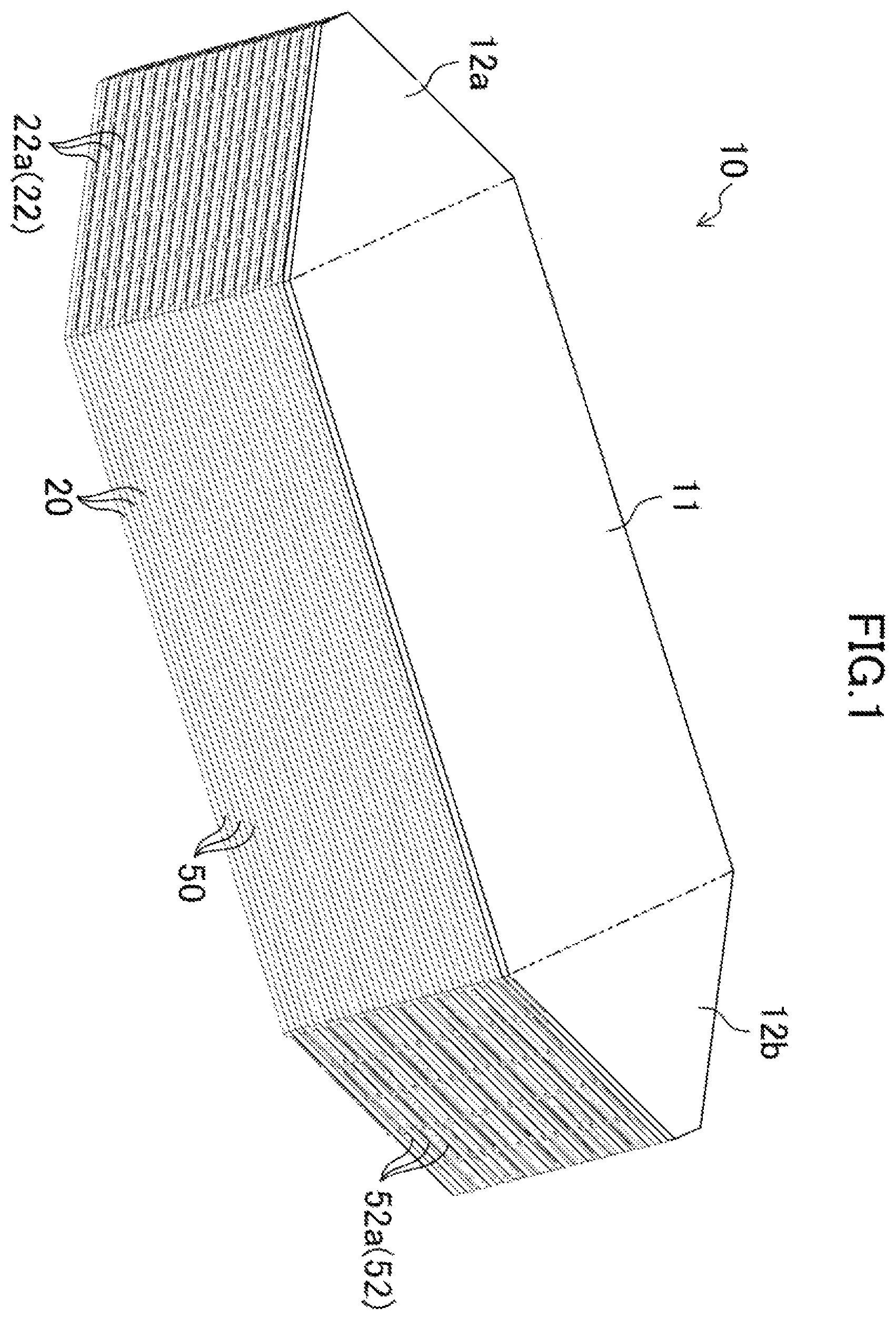Patent US12480722 Figure 1 – Heat exchanger