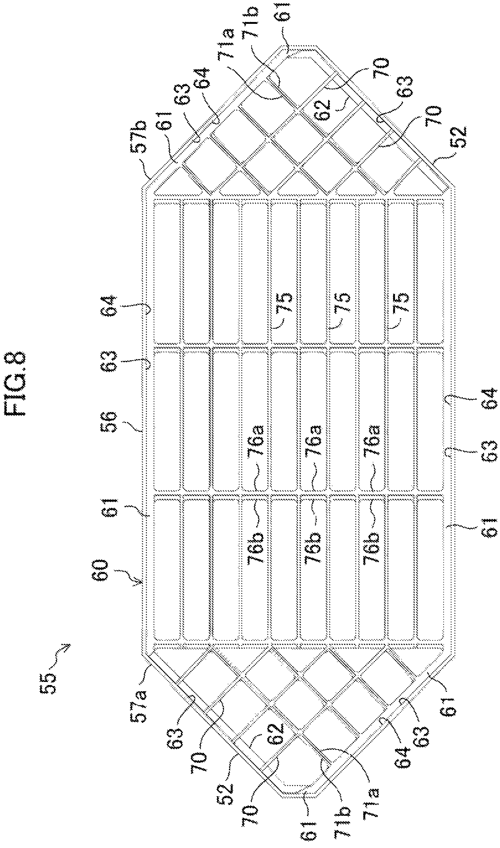 Patent US12480722 Figure 8 – Heat exchanger