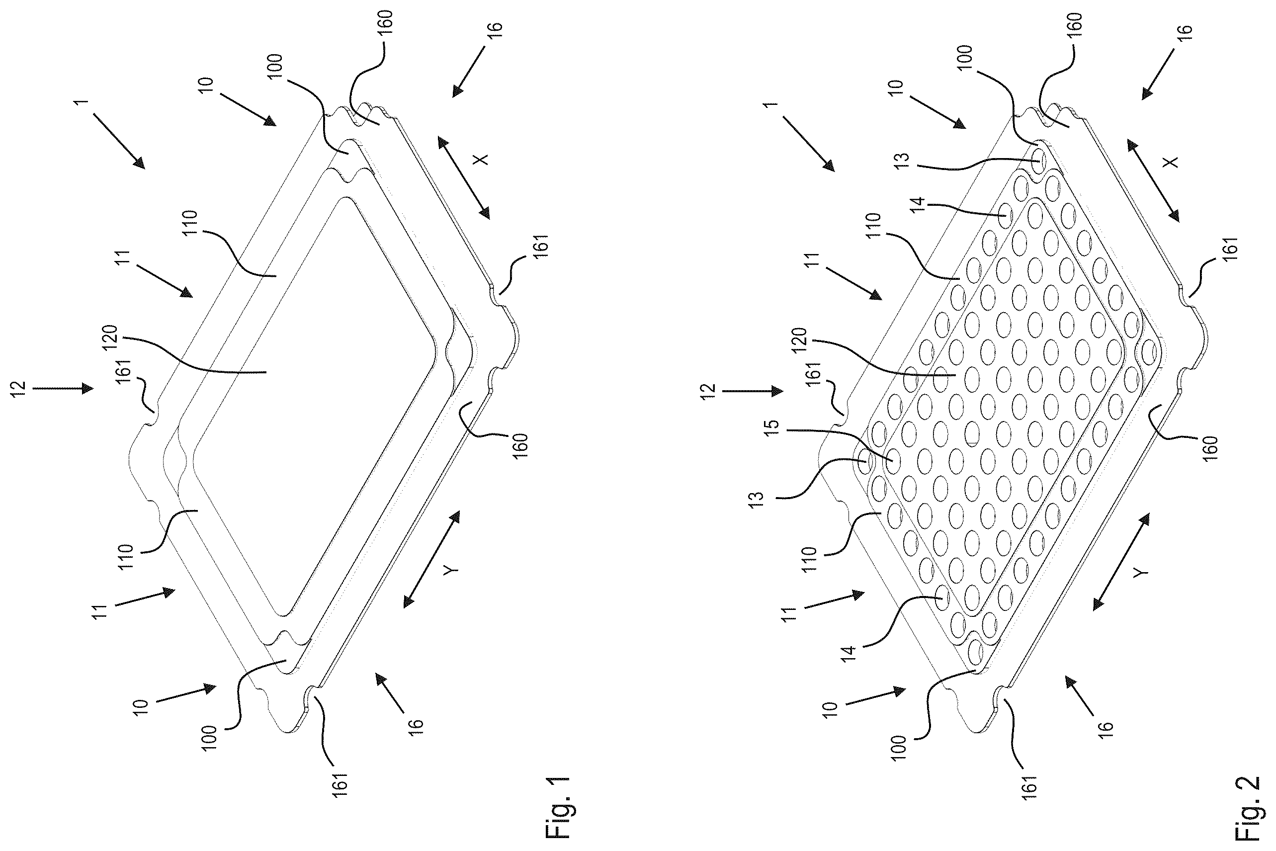 Patent US12480723 Figure 1 – Temperature equalizing plate for a microplate reader and microplate reader with such a temperature equalizing plate