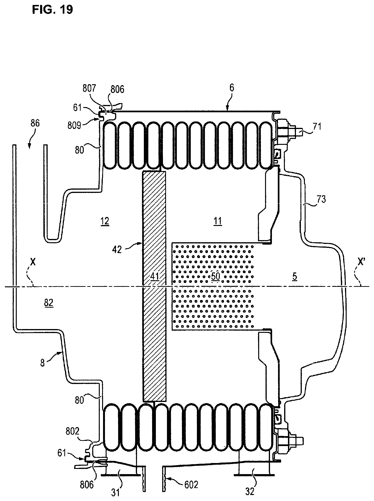 Patent US12480724 Figure 13 – Condensation heat exchanger
