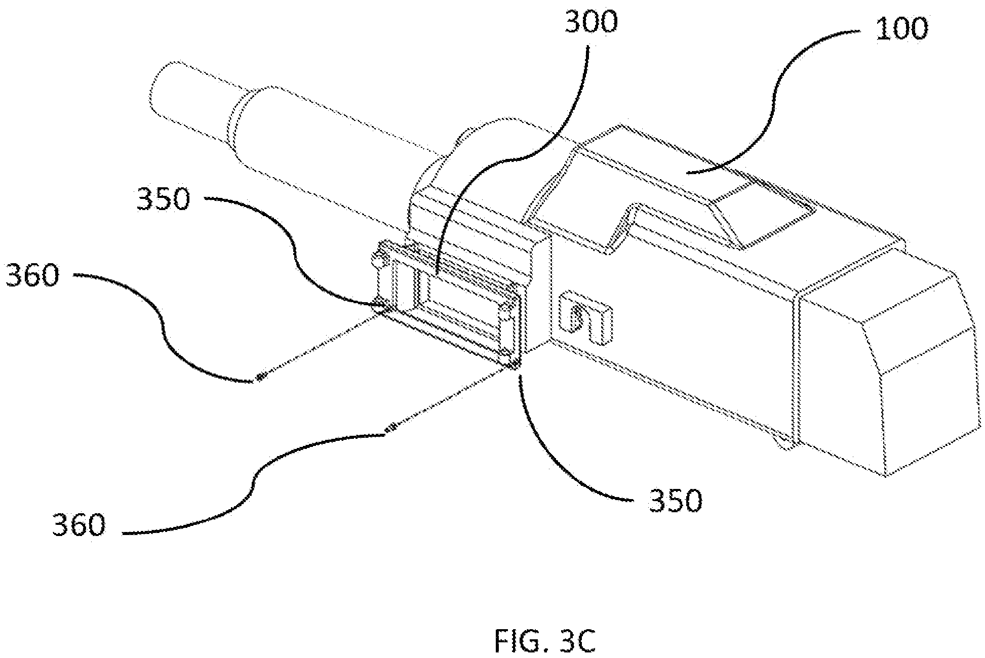 Patent US12480726 Figure 8 – Feed chute adapter