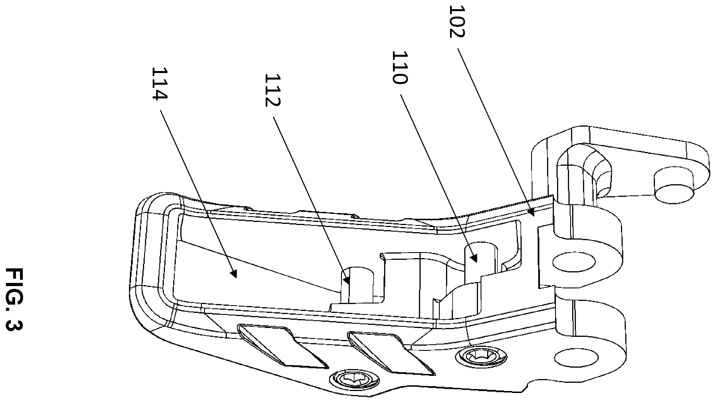 Patent US12480728 Figure 3 – Firearm trigger with safety blade