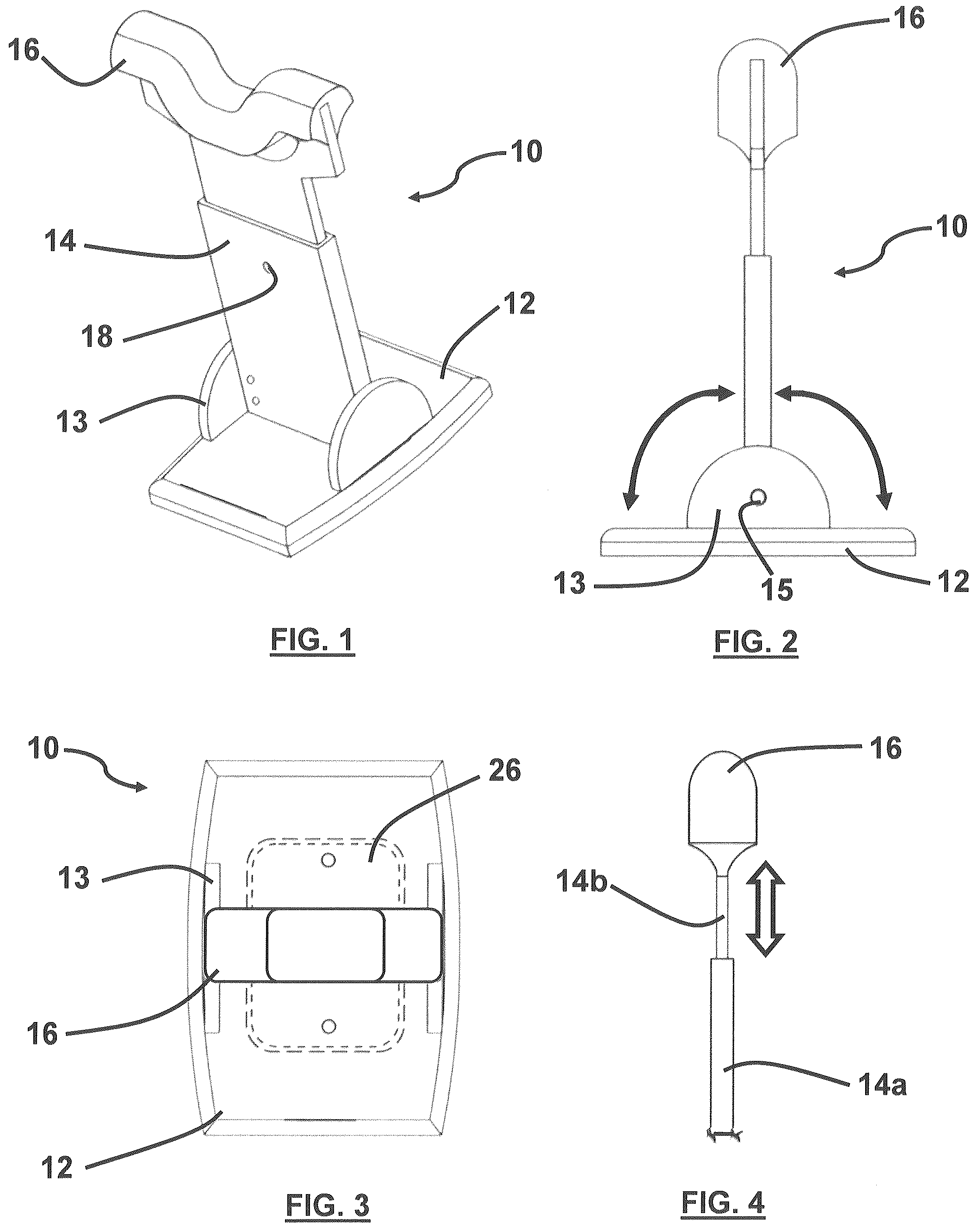 Patent US12480731 Figure 1 – Gun forearm support apparatus