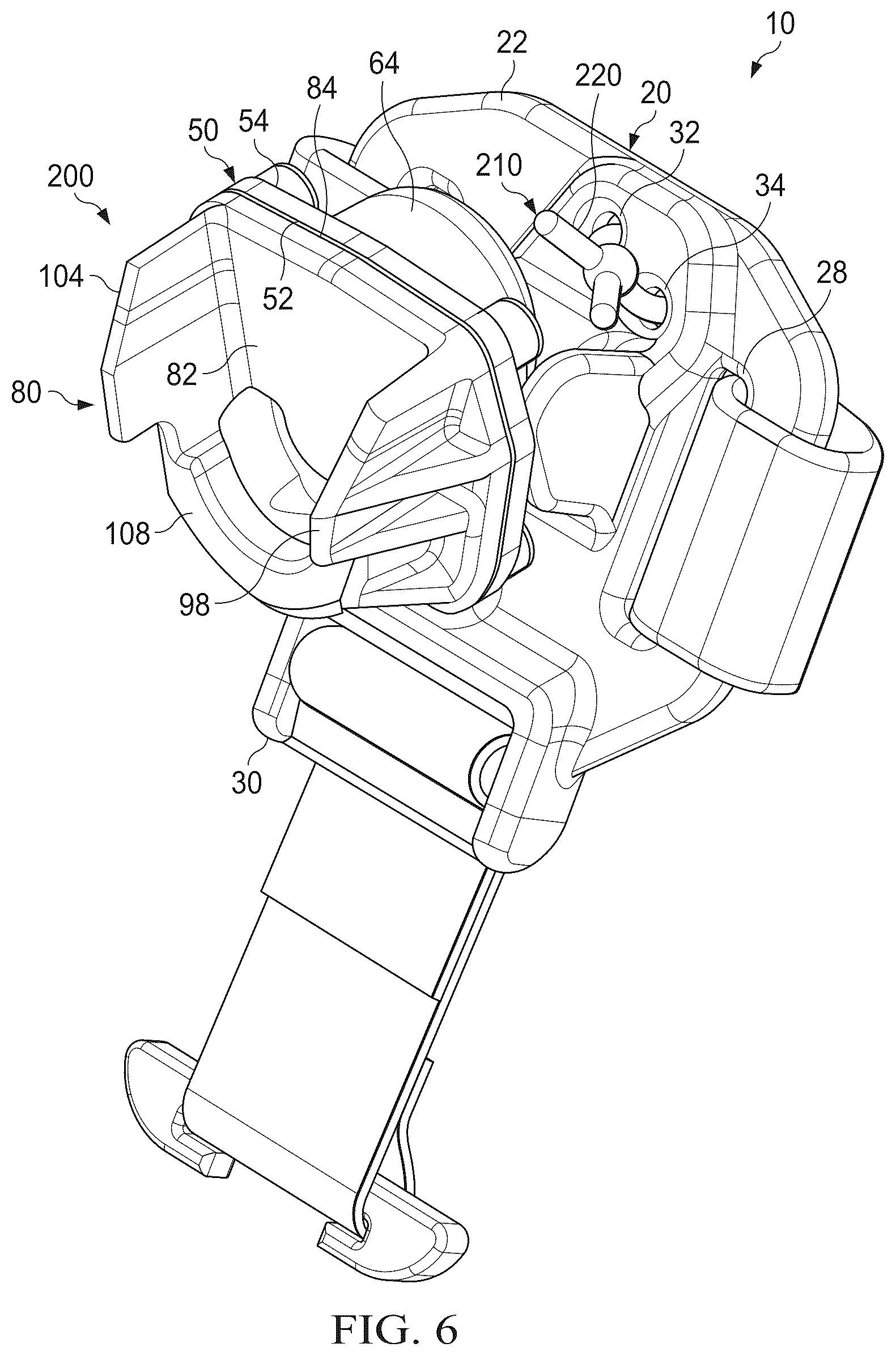 Patent US12480732 Figure 5 – Gun stock catch