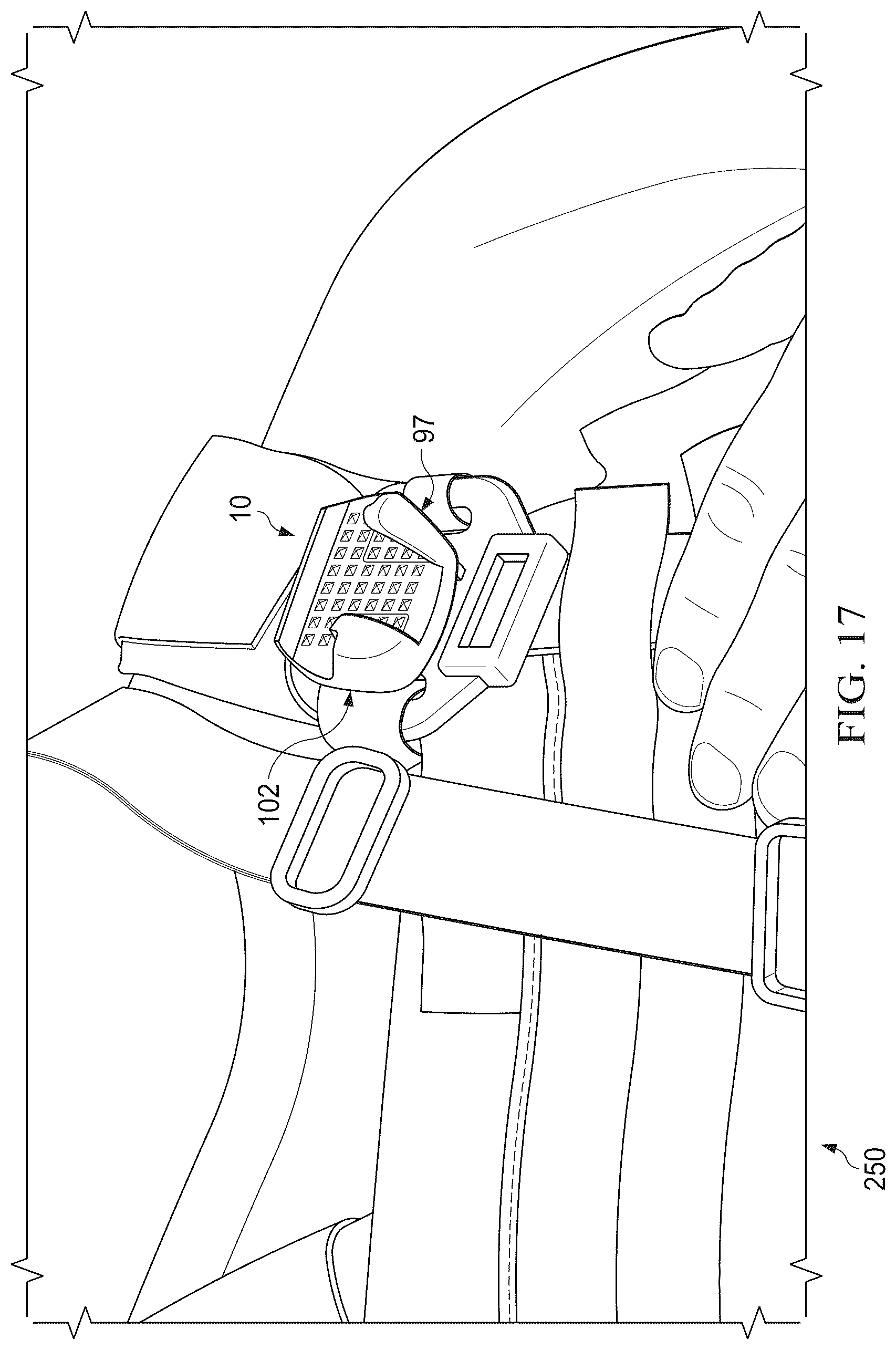 Patent US12480732 Figure 15 – Gun stock catch