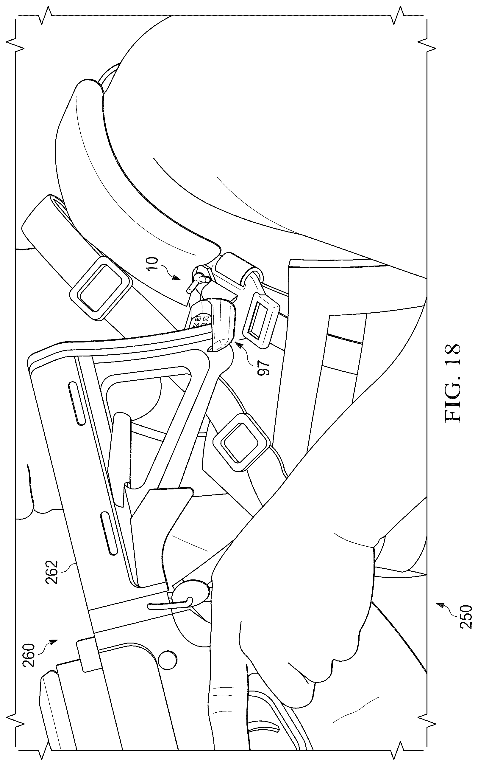 Patent US12480732 Figure 16 – Gun stock catch