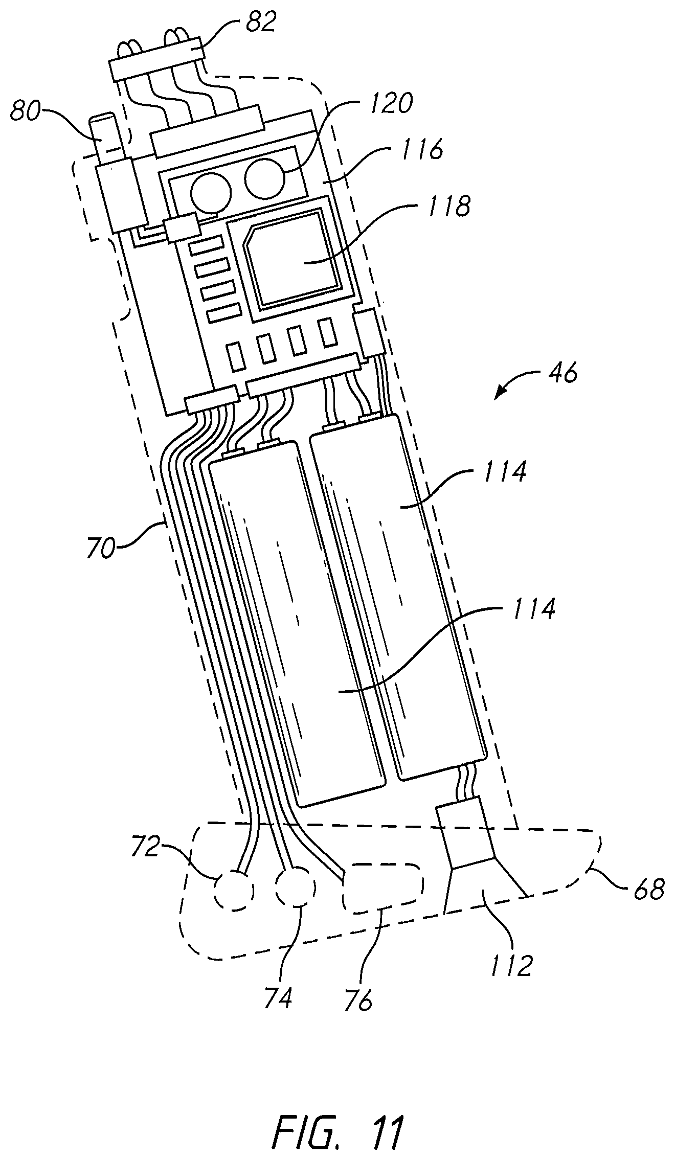Patent US12480734 Figure 8 – Electrically-powered firearm training device