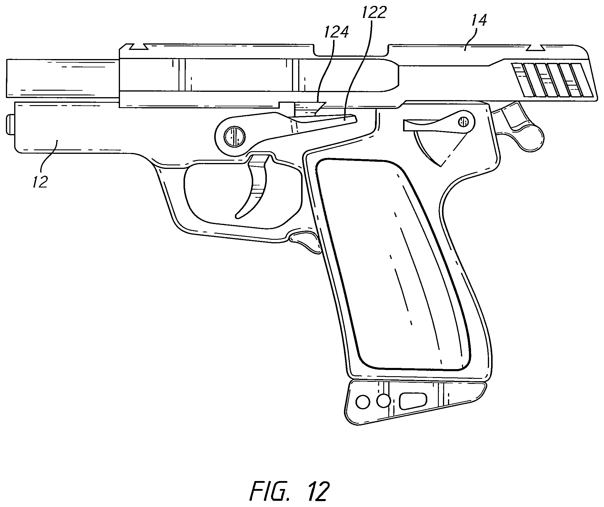 Patent US12480734 Figure 9 – Electrically-powered firearm training device