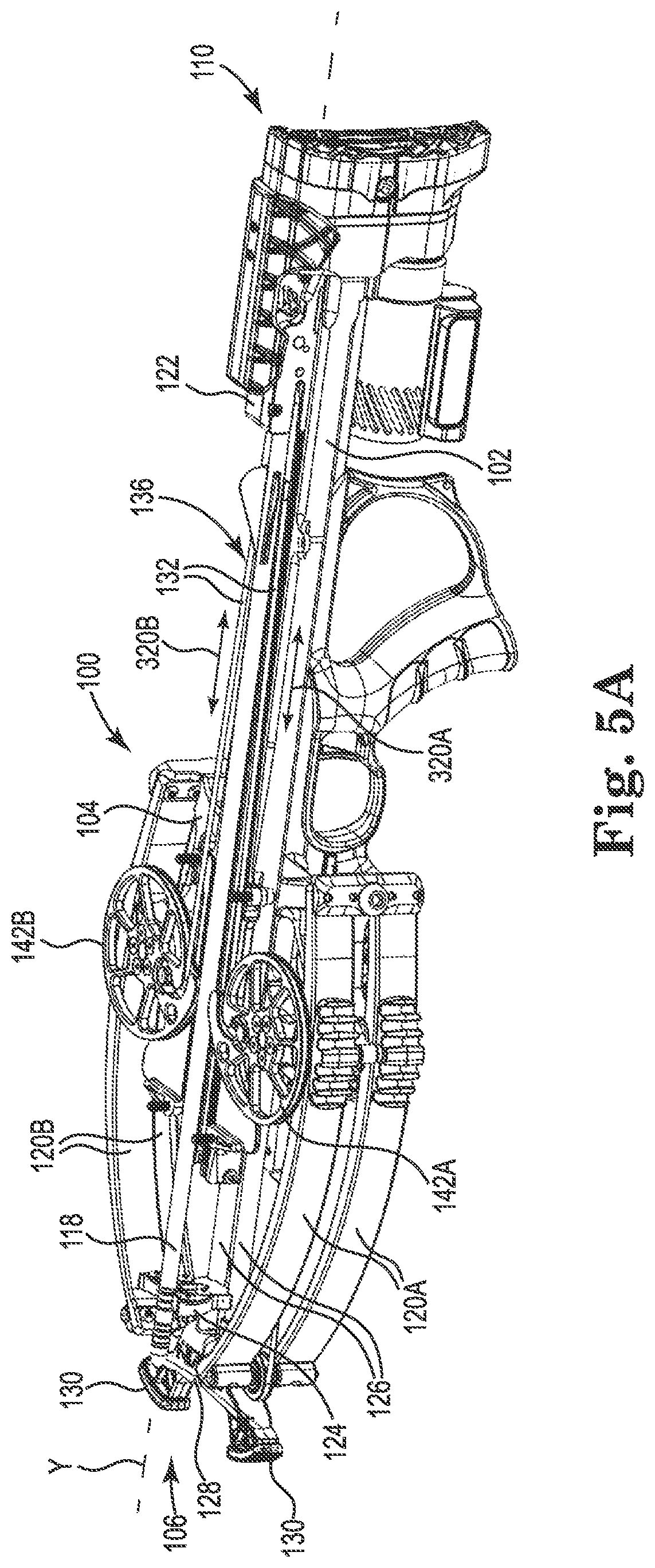 Patent US12480735 Figure 4 – Cocking system for a crossbow
