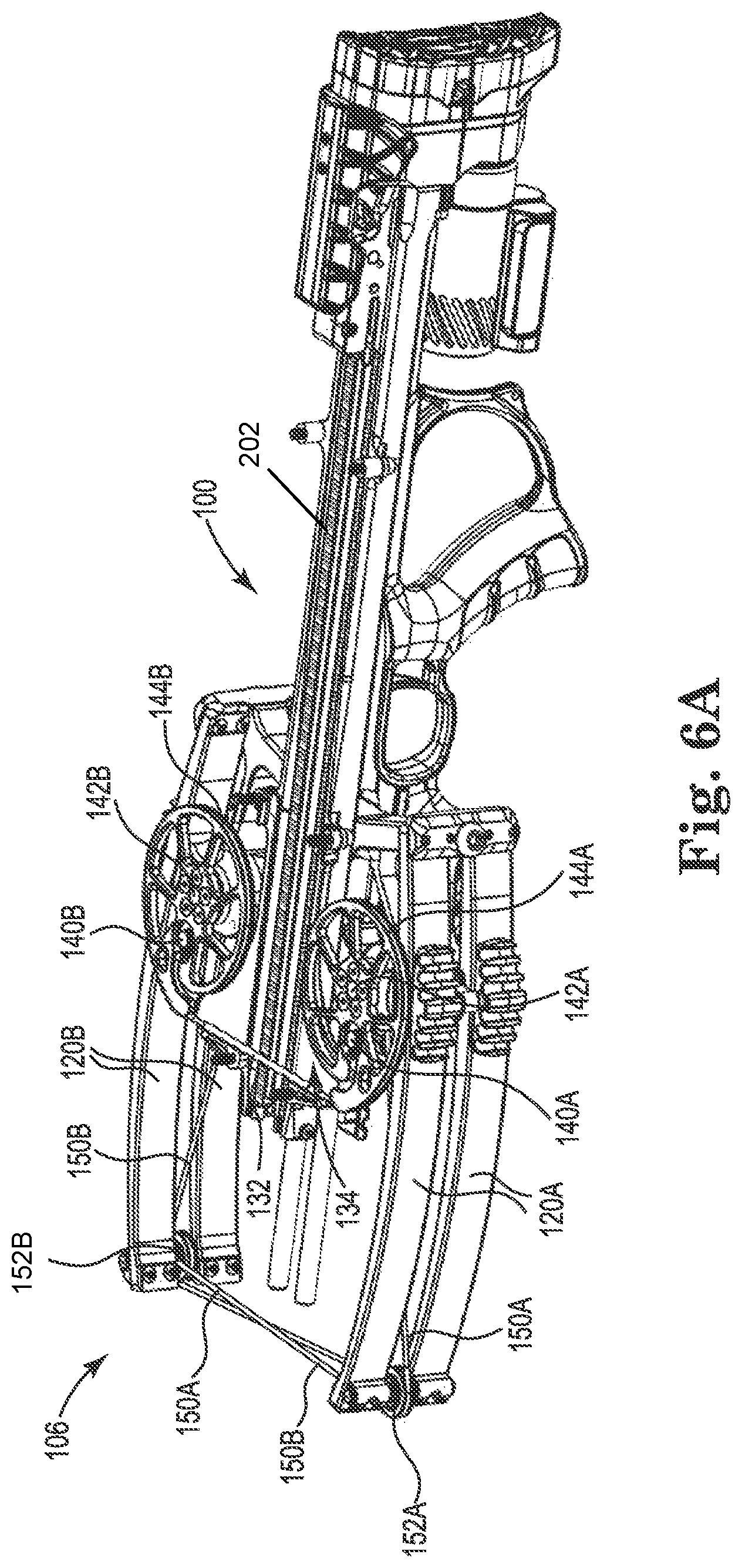 Patent US12480735 Figure 7 – Cocking system for a crossbow