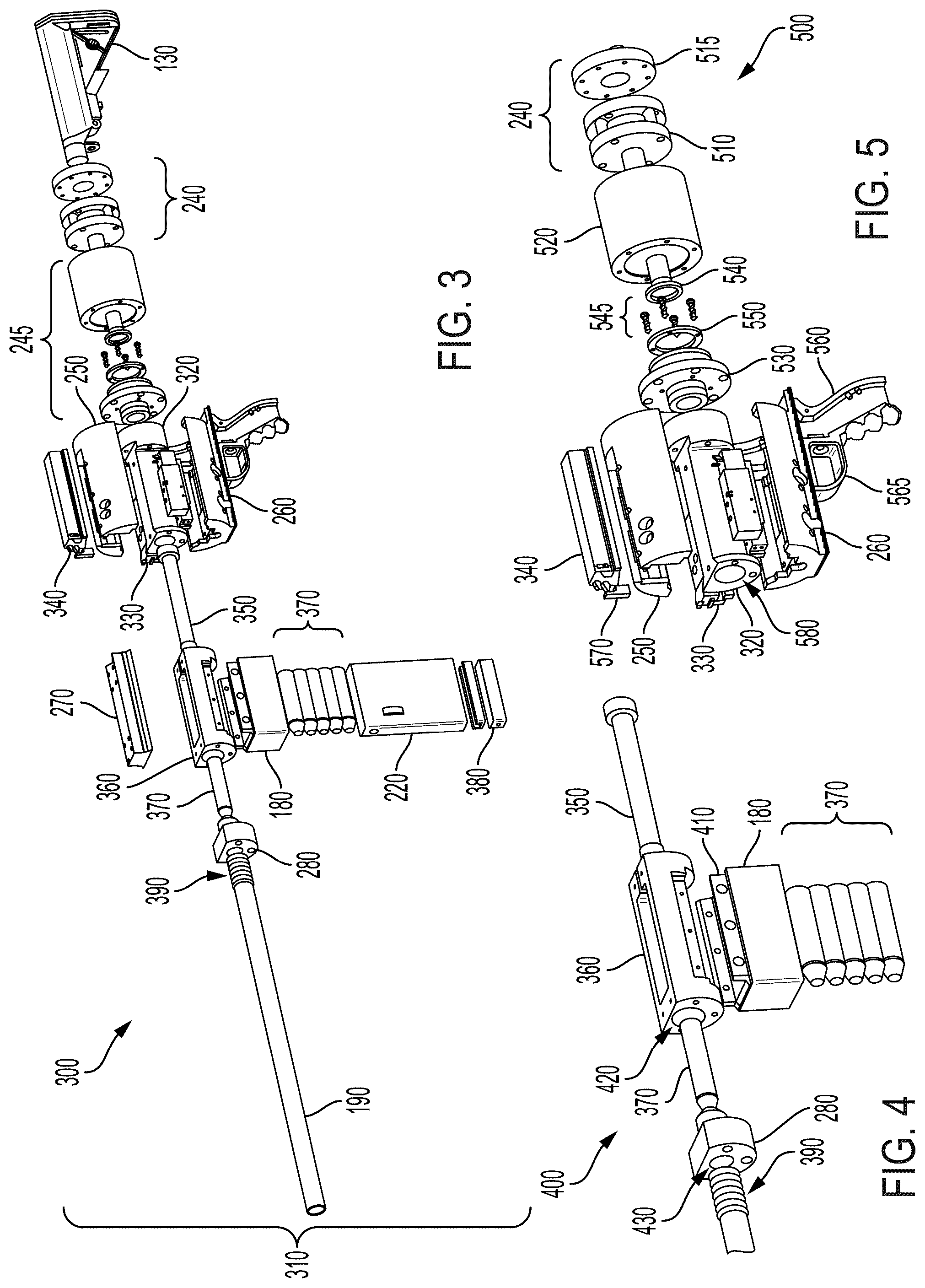 Patent US12480736 Figure 2 – Pneumatic rifle for alternative ammunition