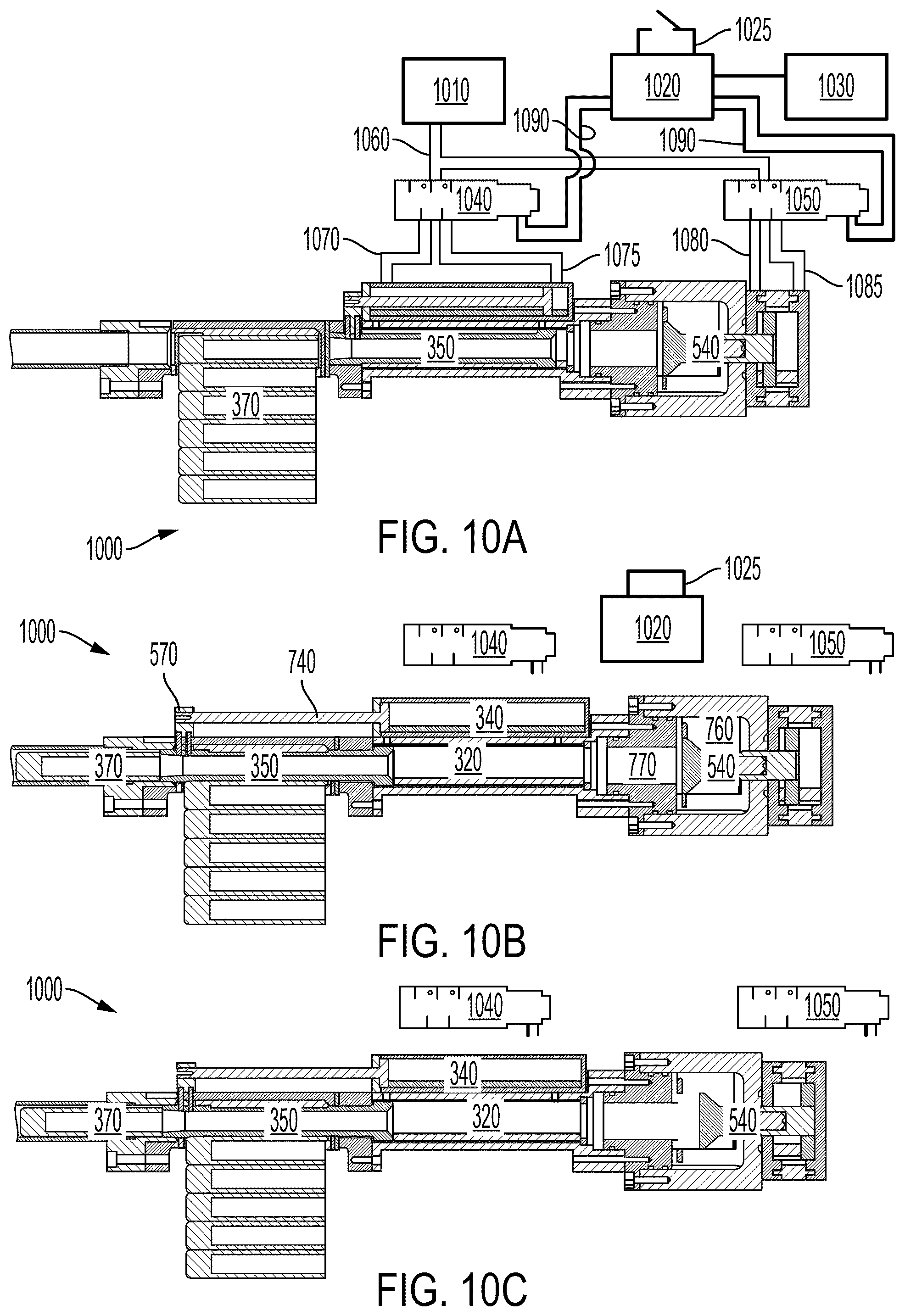 Patent US12480736 Figure 7 – Pneumatic rifle for alternative ammunition