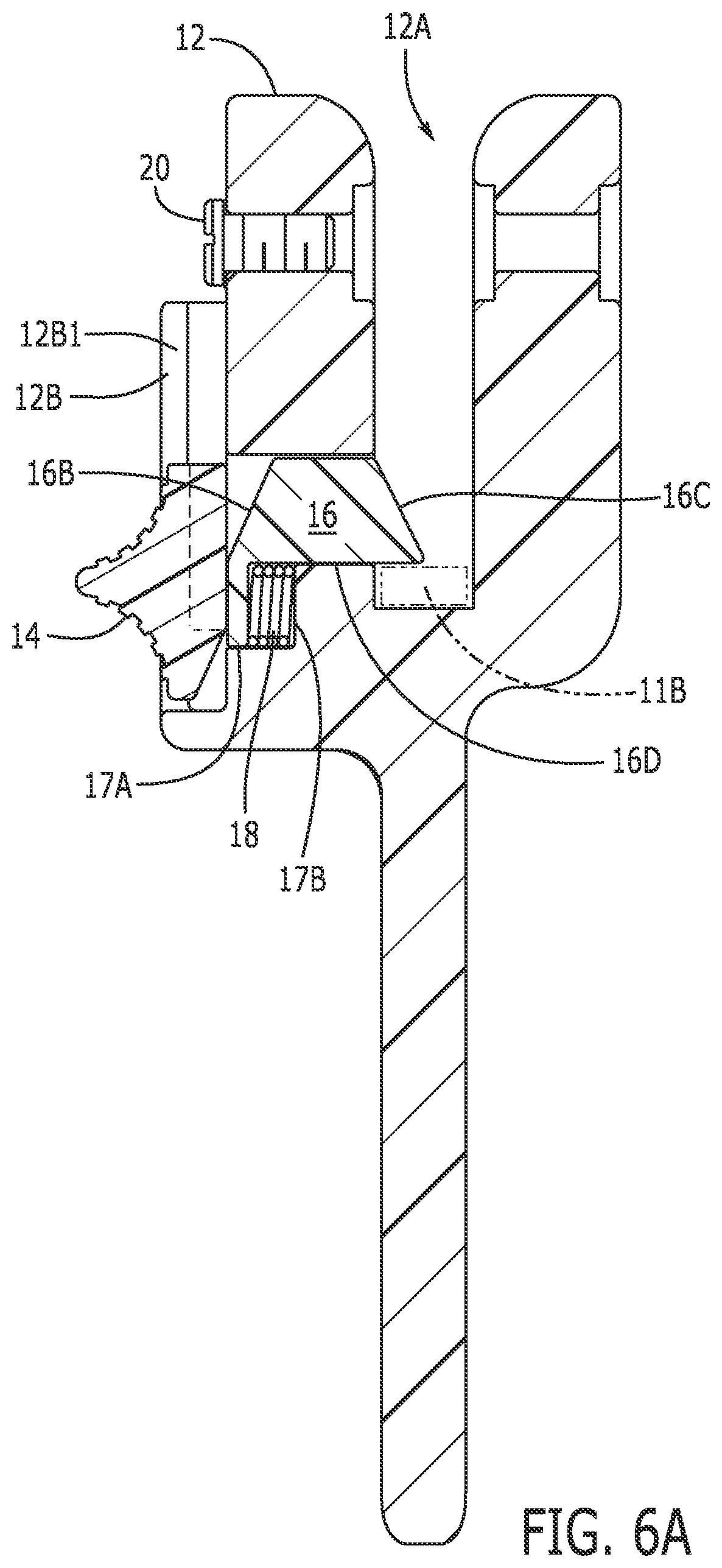 Patent US12480741 Figure 5 – Toggle locking mechanism for a firearm holster