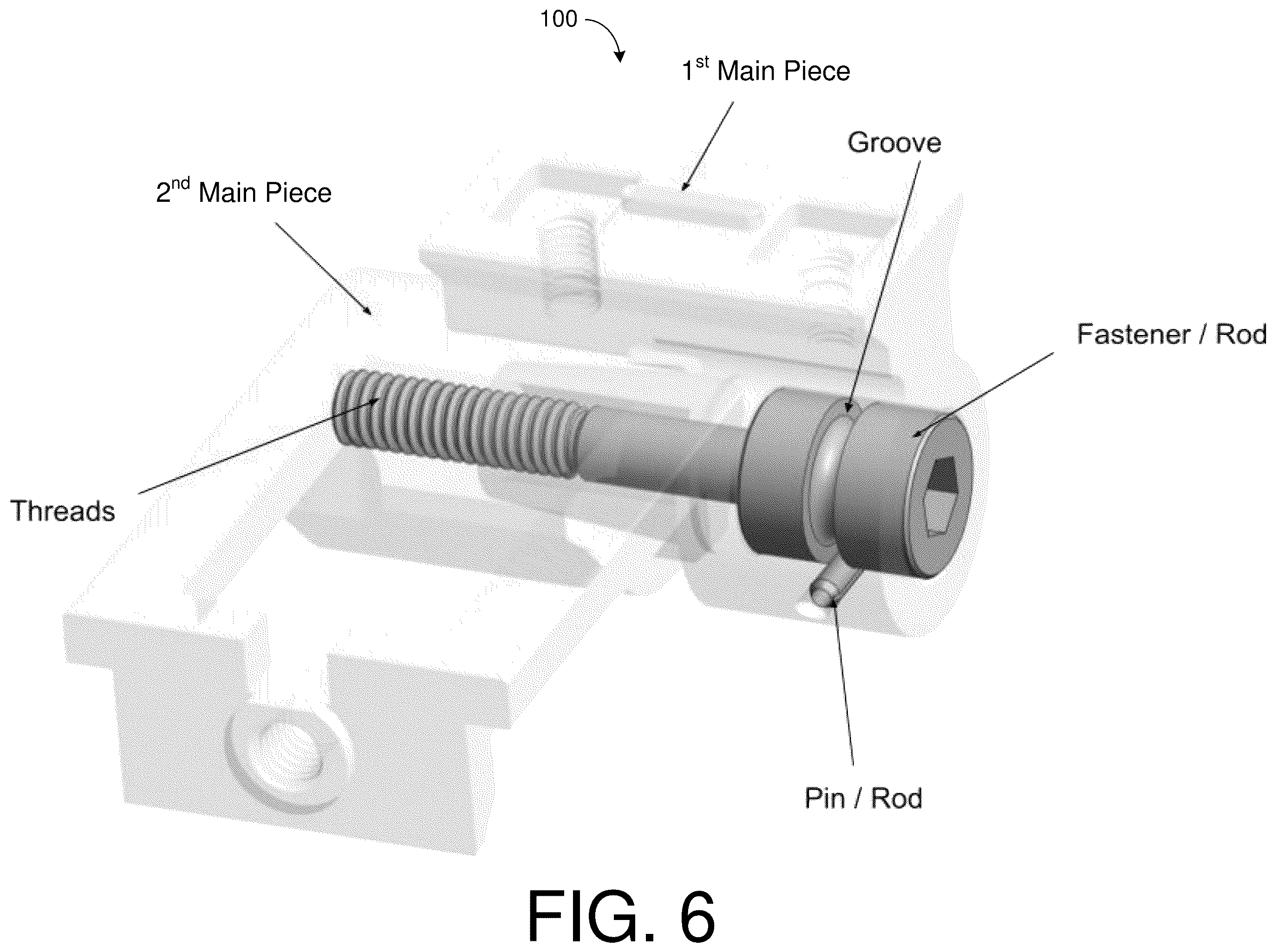 Patent US12480744 Figure 6 – Firearm rotation mount for optics and accessories