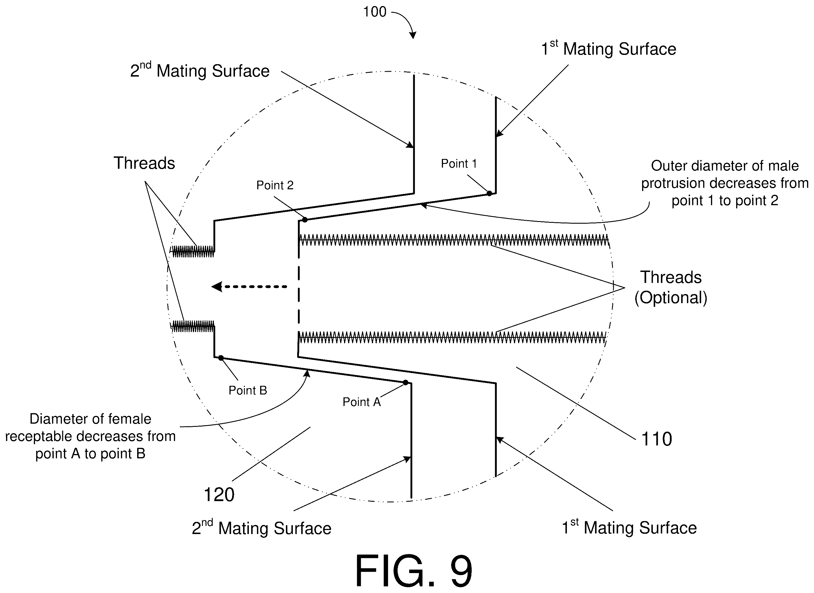 Patent US12480744 Figure 9 – Firearm rotation mount for optics and accessories