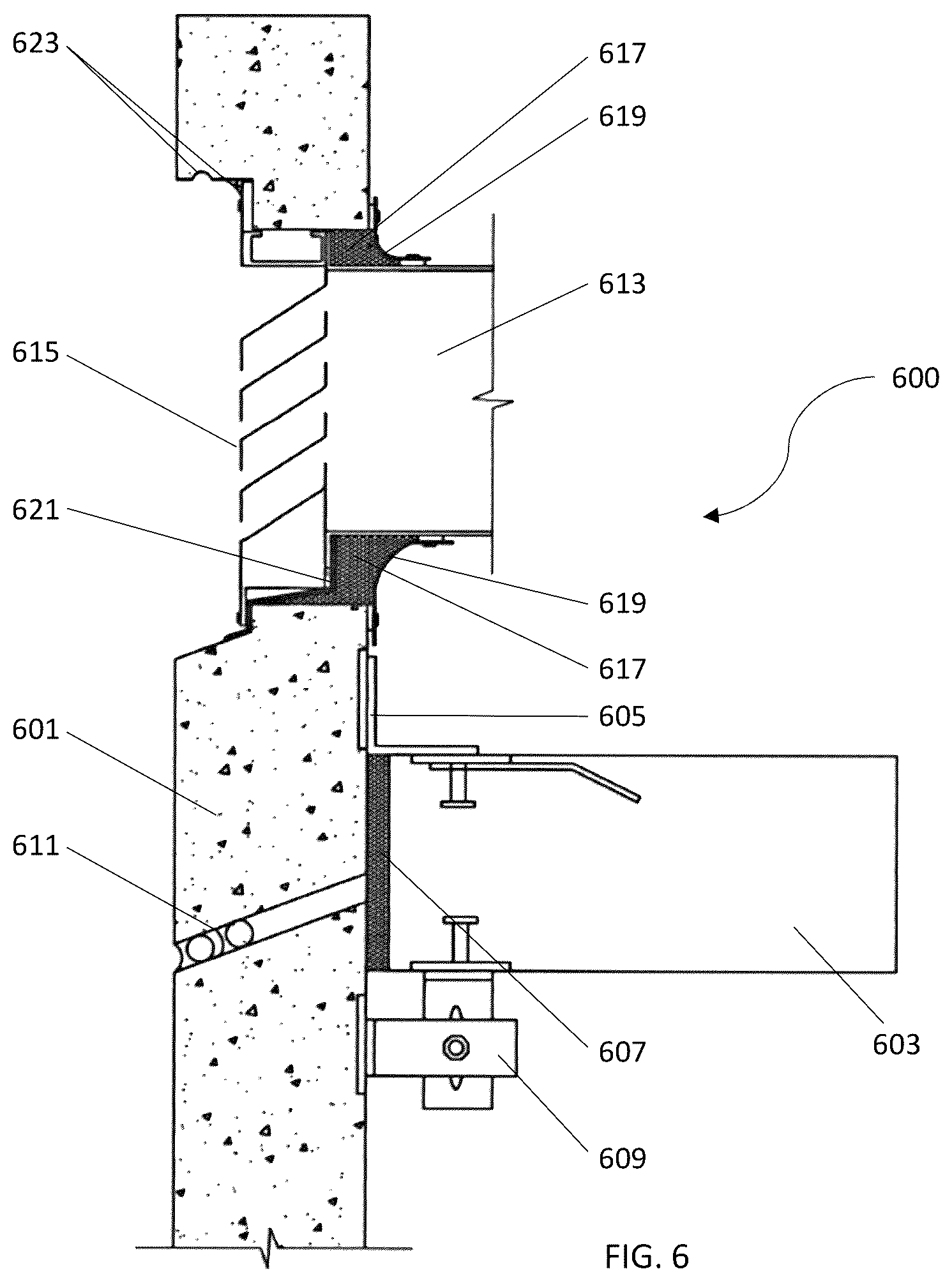 Patent US12480746 Figure 9 – Barrier for absorbing very high power bullets and uses thereof