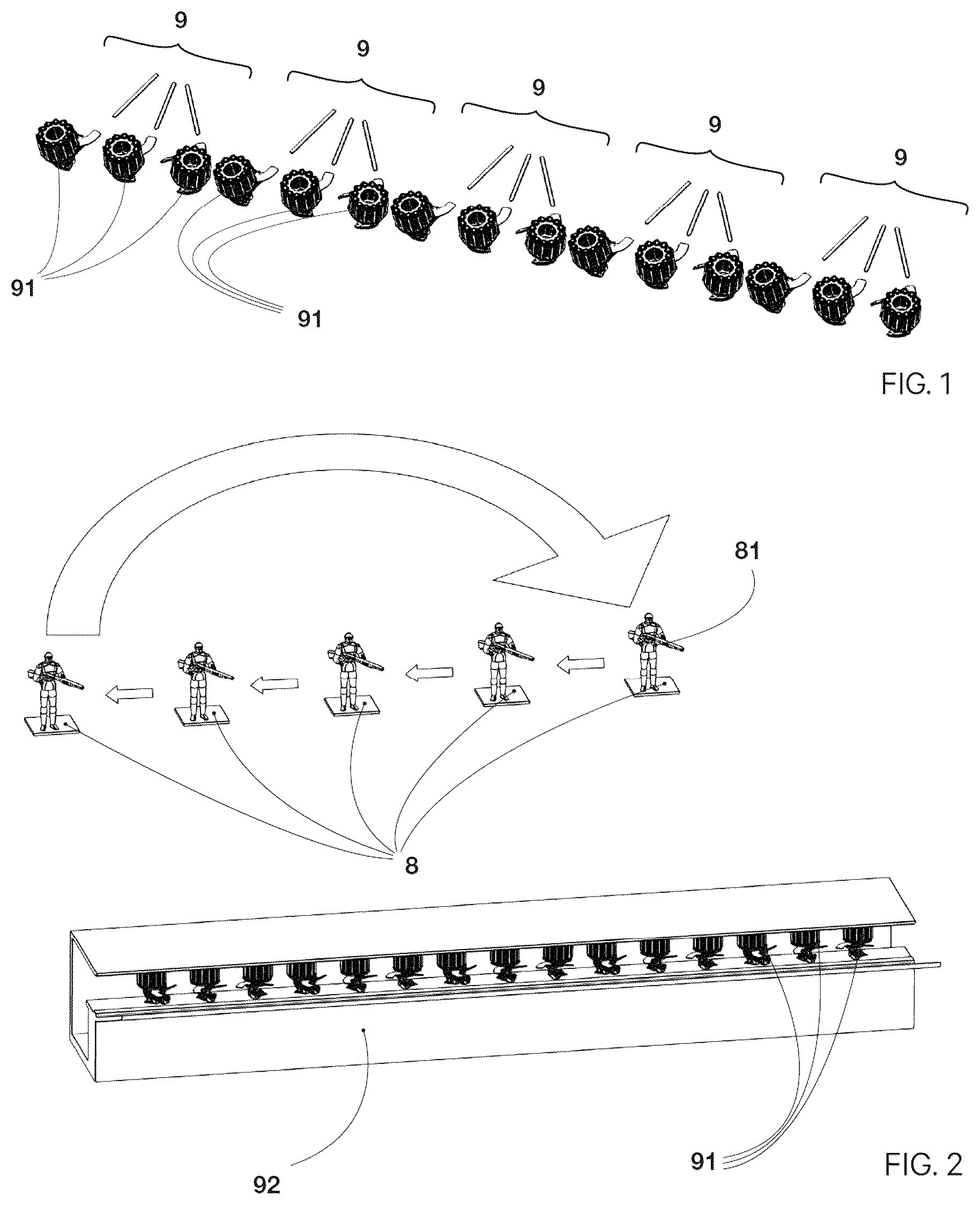 Patent US12480748 Figure 1 – Adjustable launchers