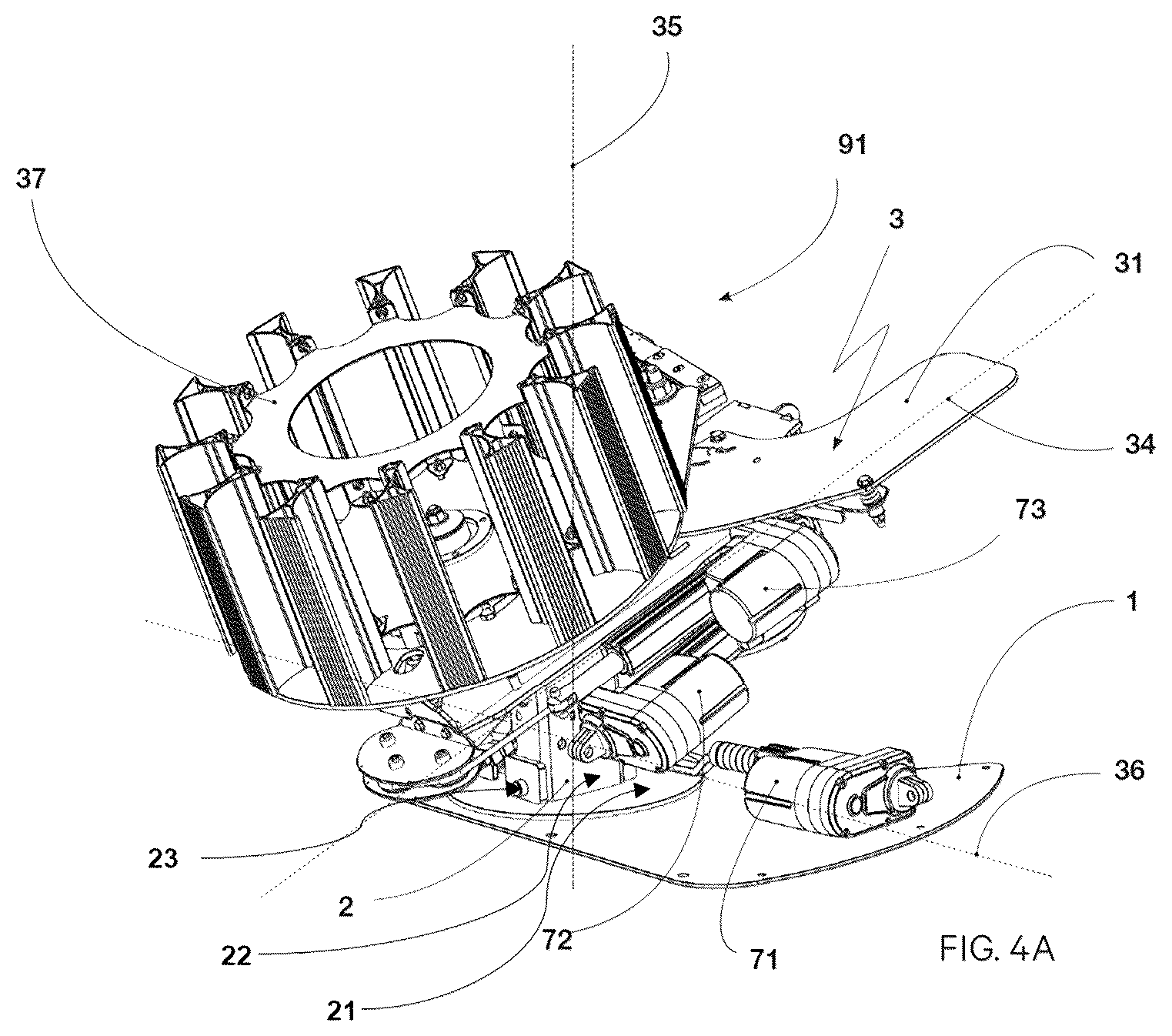 Patent US12480748 Figure 3 – Adjustable launchers