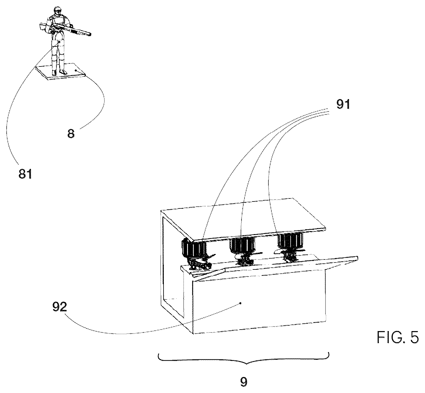Patent US12480748 Figure 5 – Adjustable launchers