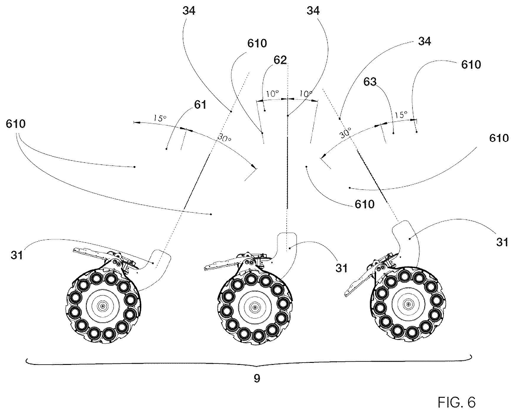 Patent US12480748 Figure 6 – Adjustable launchers