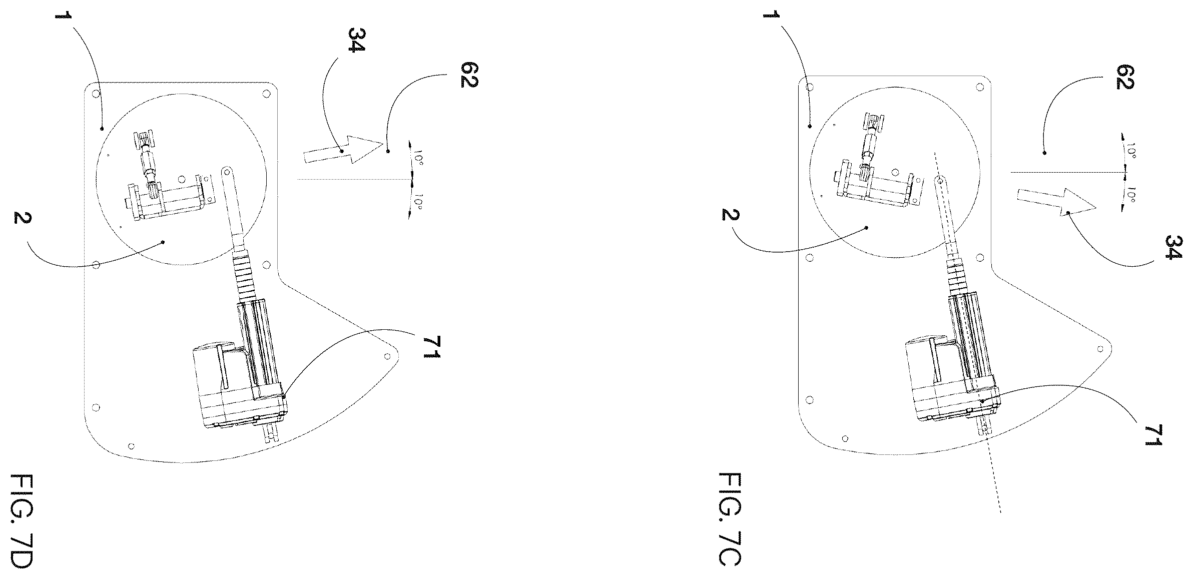 Patent US12480748 Figure 8 – Adjustable launchers