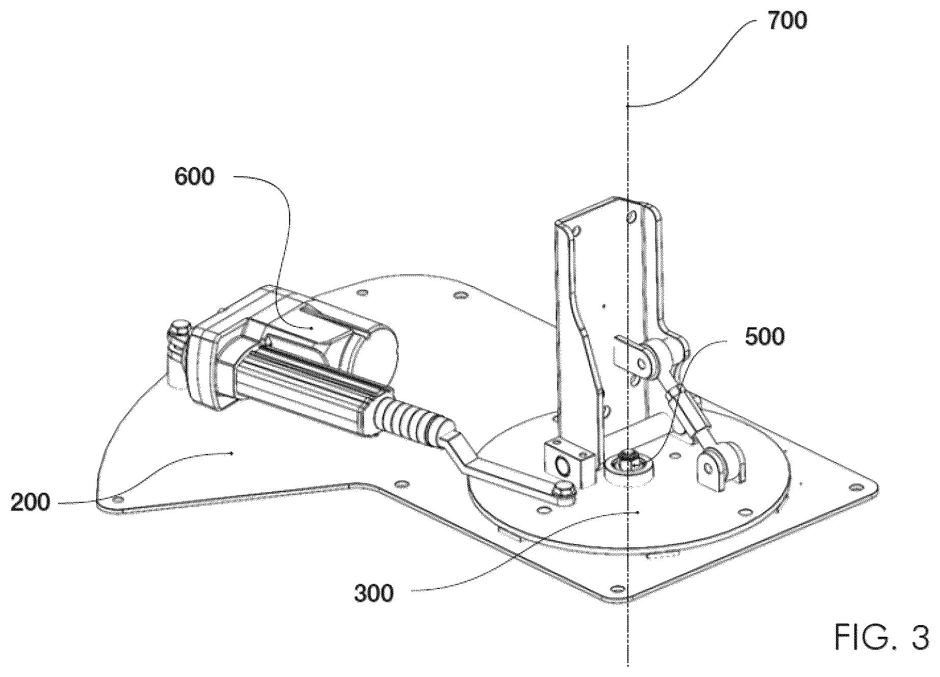 Patent US12480749 Figure 3 – Target throwing machine
