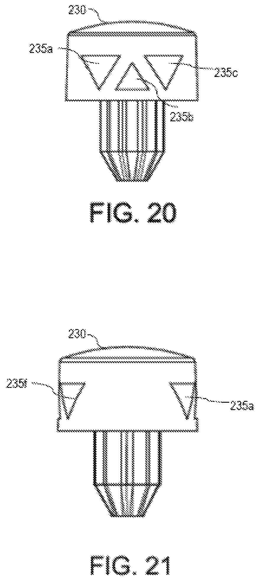 Patent US12480750 Figure 14 – Foam dart having a safety cap with polygonal apertures