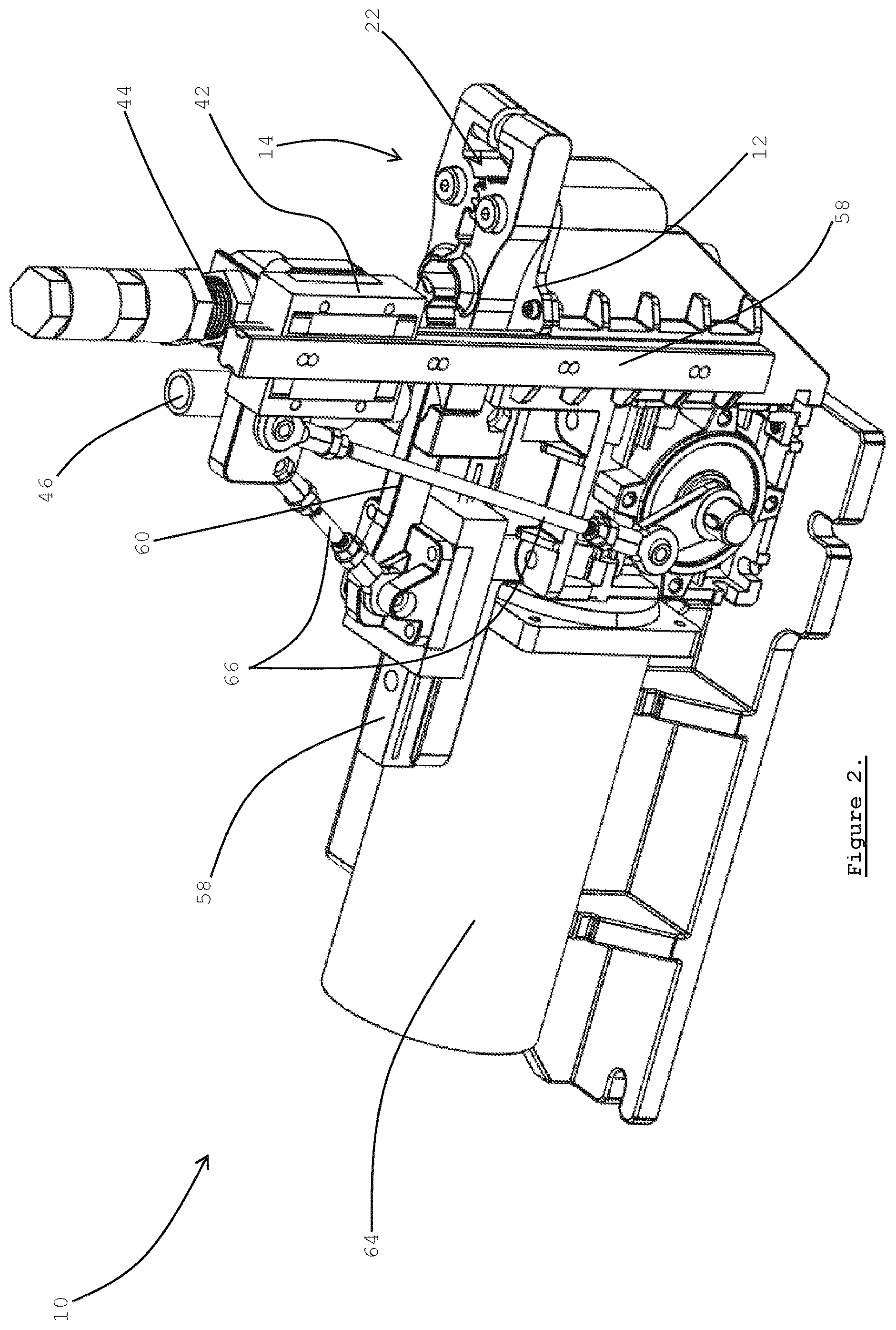 Patent US12480751 Figure 2 – Ammunition decapping apparatus