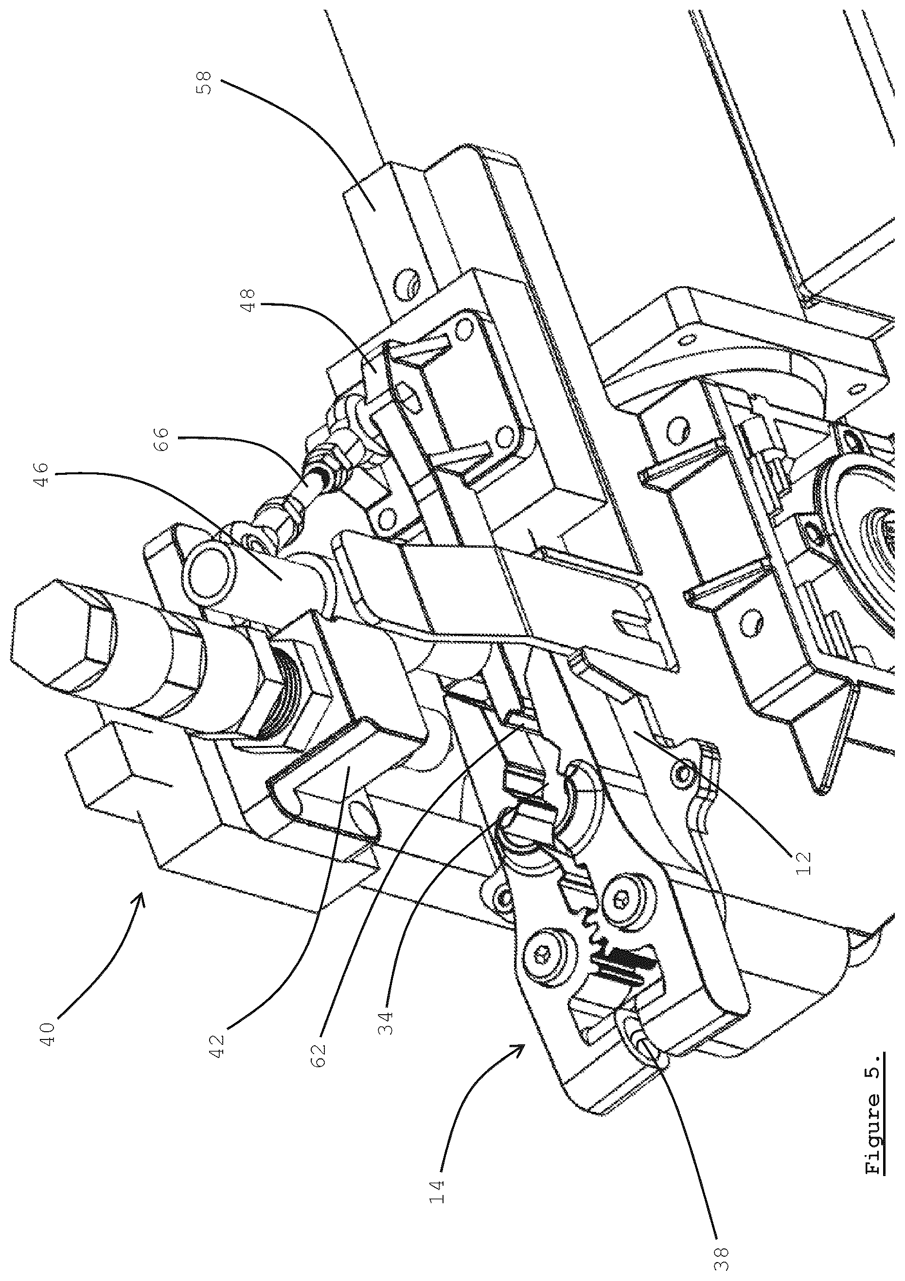 Patent US12480751 Figure 5 – Ammunition decapping apparatus