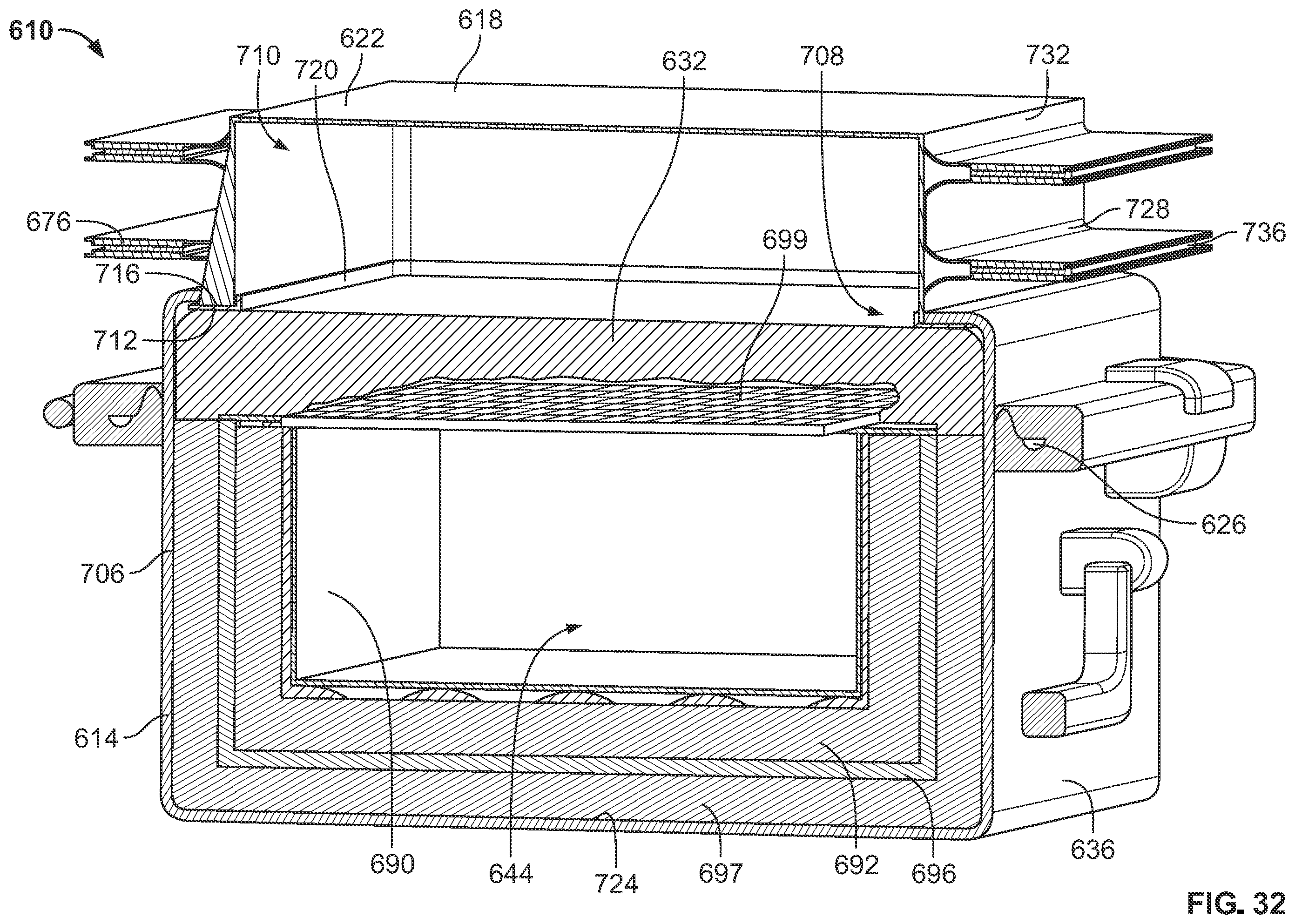 Patent US12480753 Figure 14 – Method and assembly for containing a hazardous object