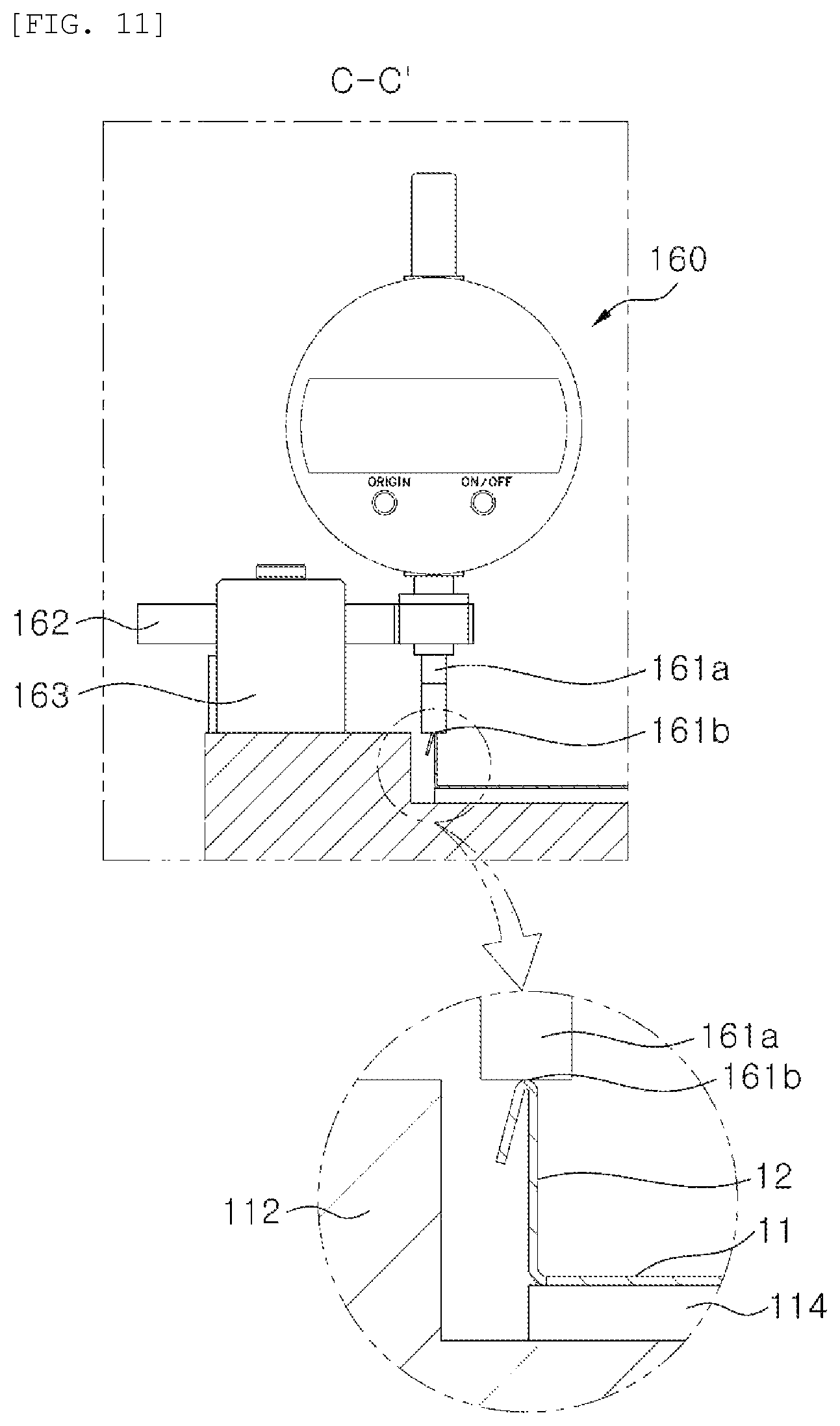 Patent US12480754 Figure 9 – Inspection device for cooling plate