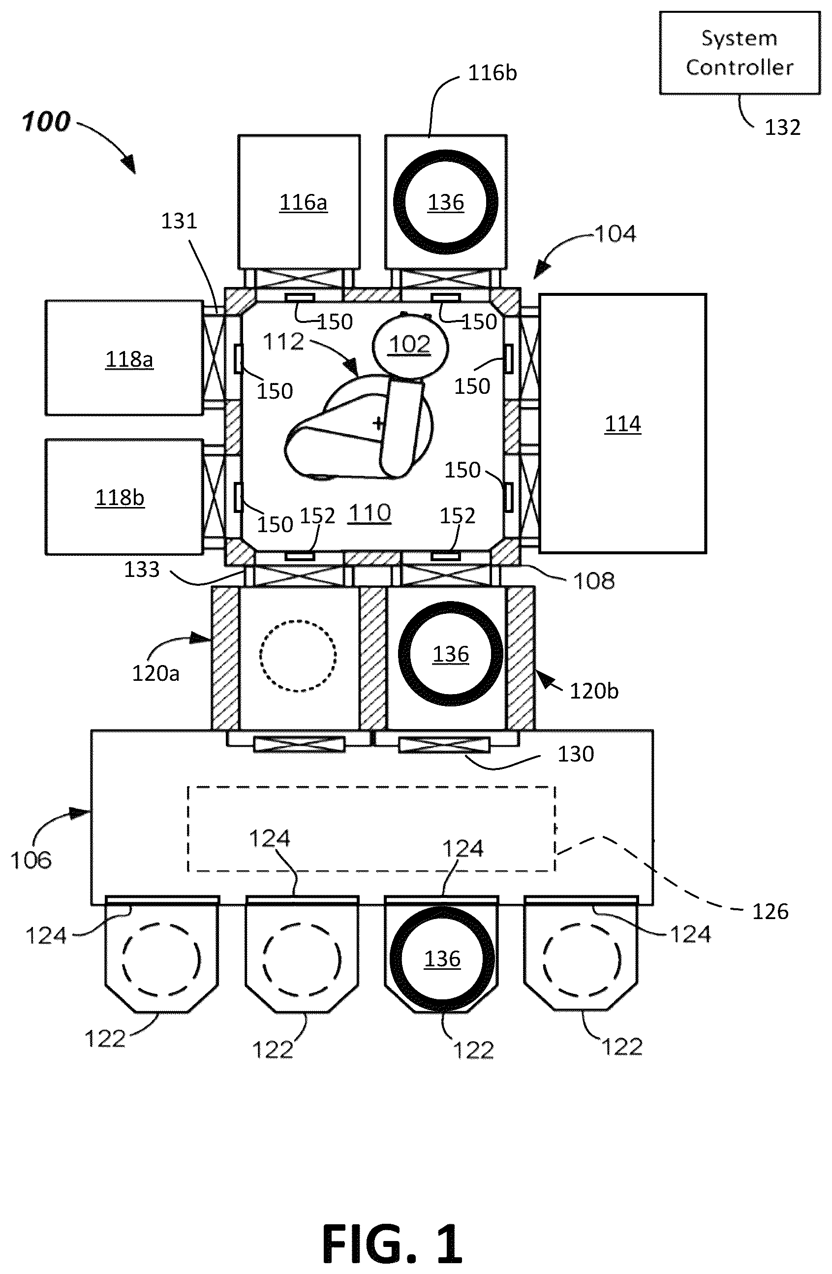 Patent US12480761 Figure 1 – High temperature auto teach calibration disc