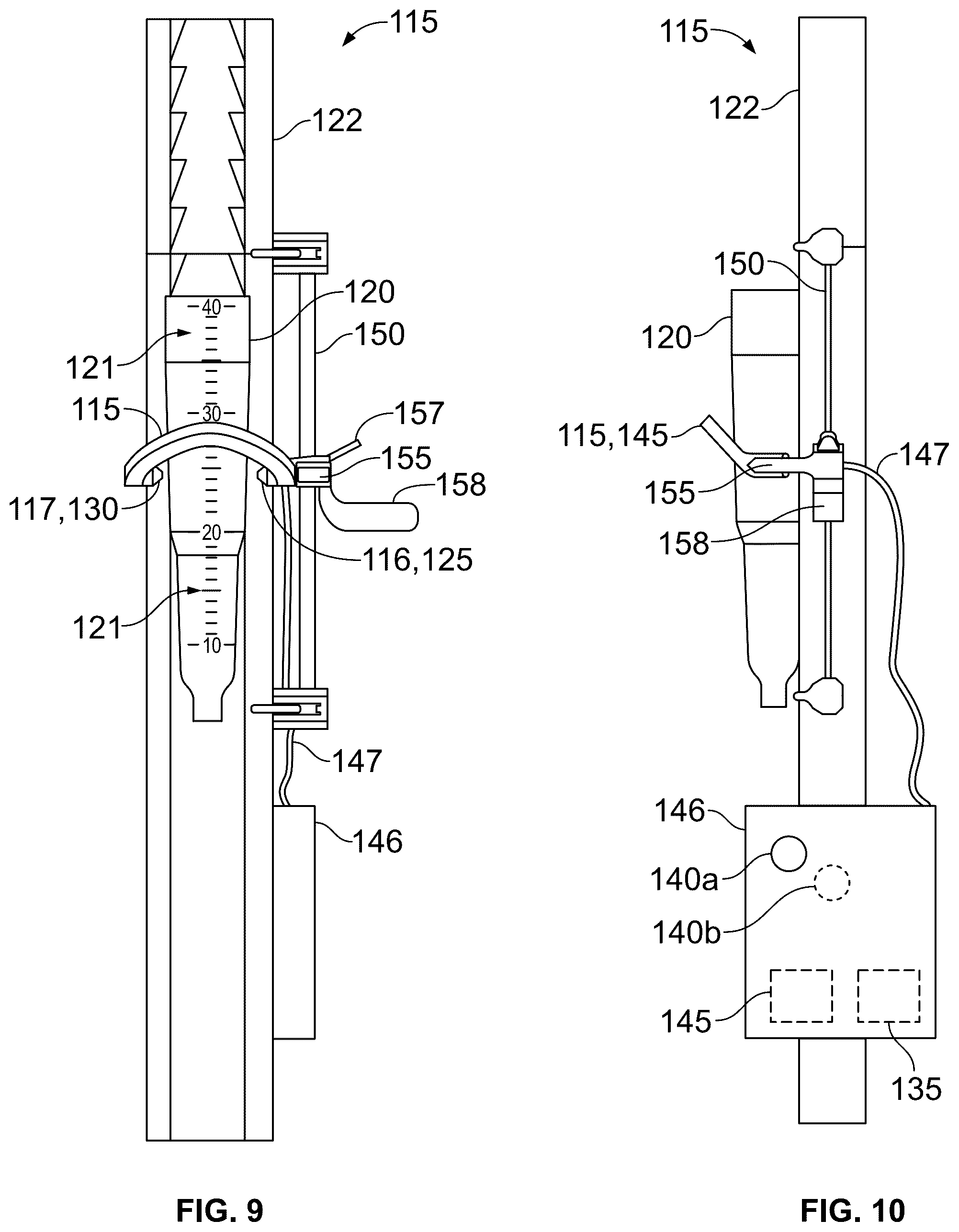 Patent US12480765 Figure 5 – External ventricular and lumbar drainage alarm apparatus and methods of use thereof