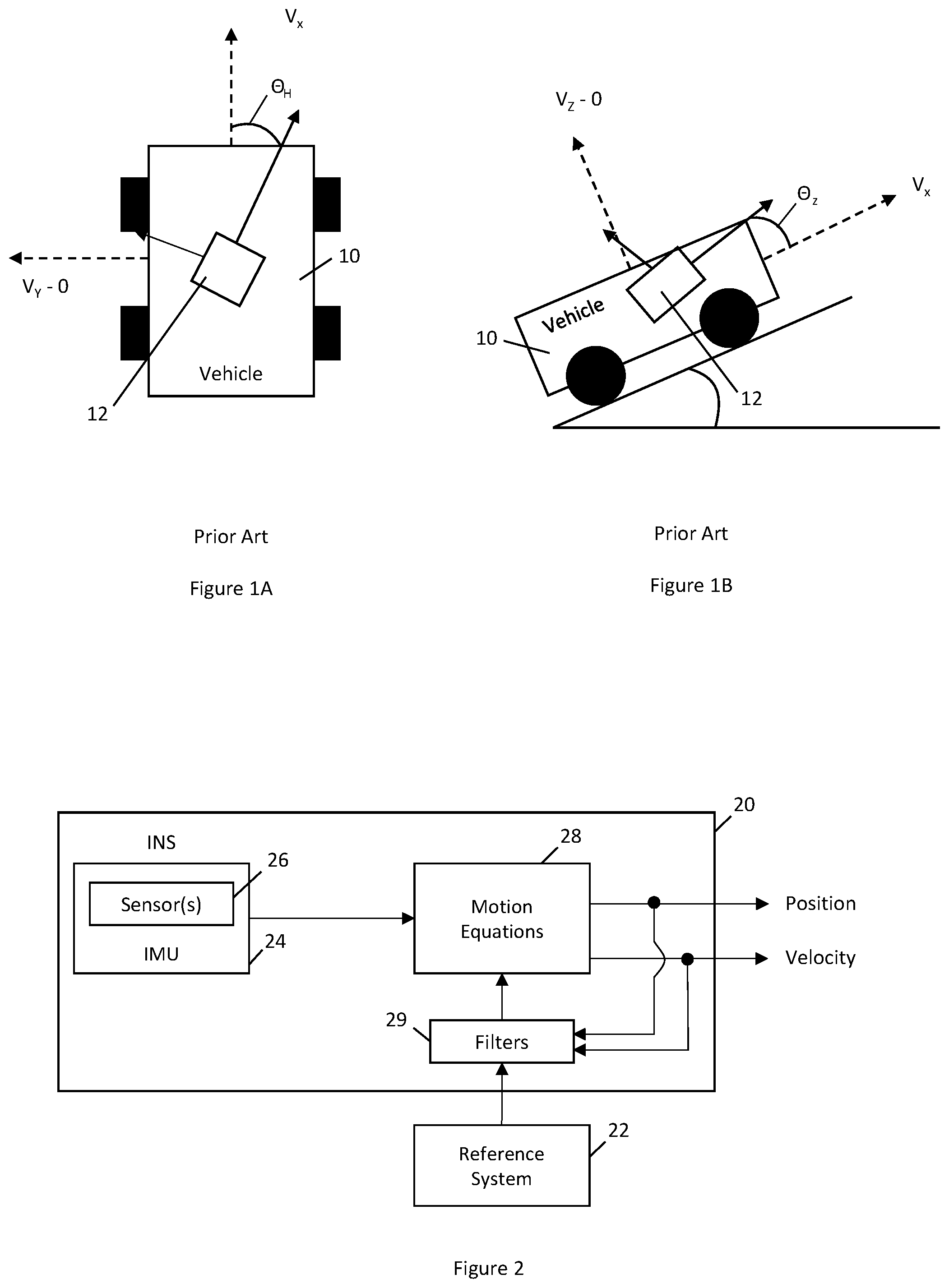 Patent US12480766 Figure 1 – Method and apparatus for reliance upon centripetal acceleration to mitigate error in an inertial navigation system