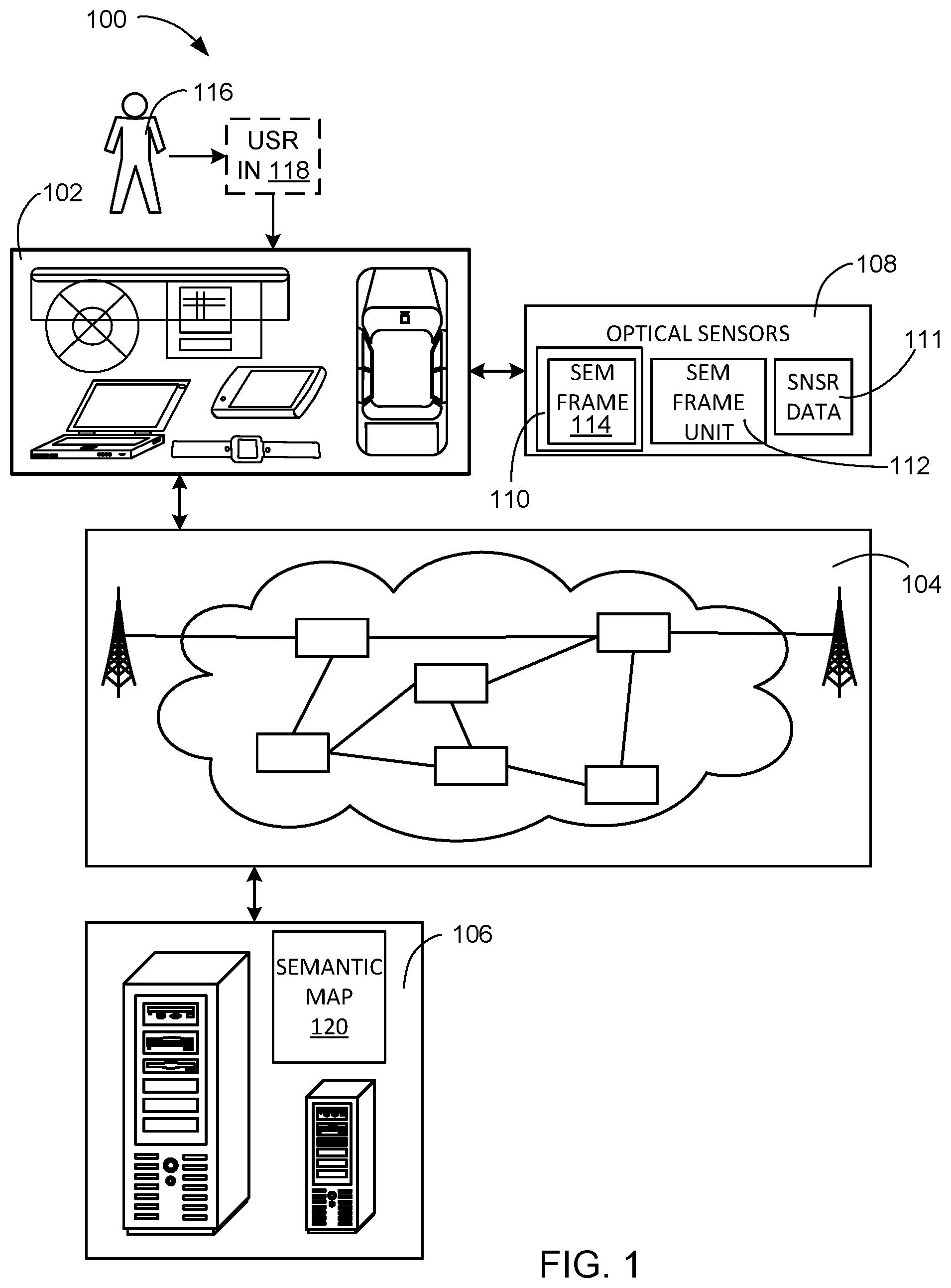Patent US12480768 Figure 1 – Navigation system with semantic data map mechanism and method of operation thereof