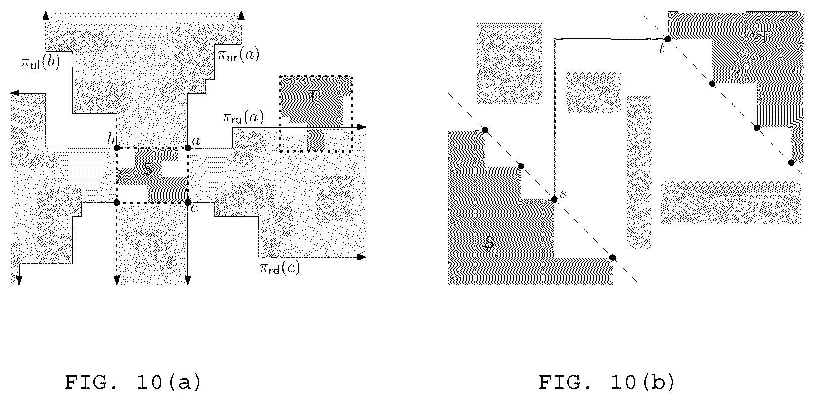 Patent US12480769 Figure 5 – Method for searching for shortest path having minimum link between buildings in rectilinear polygon obstacle environment