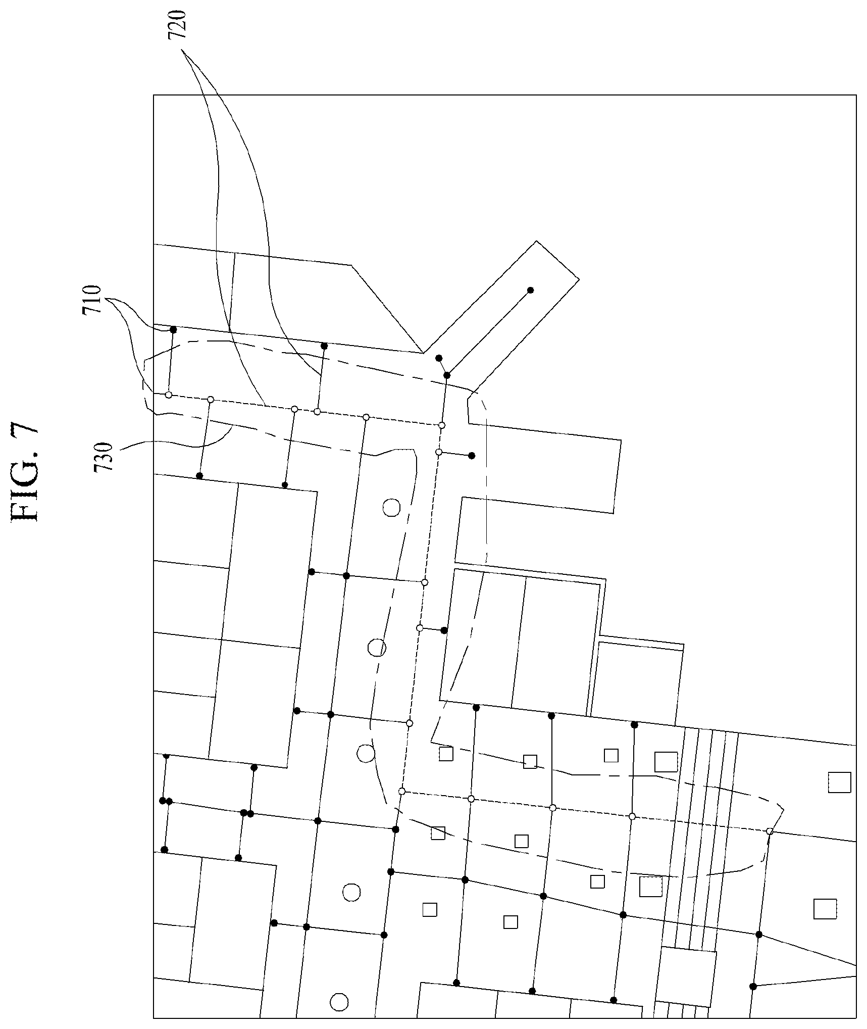 Patent US12480776 Figure 7 – Route guidance method and device using augmented reality view