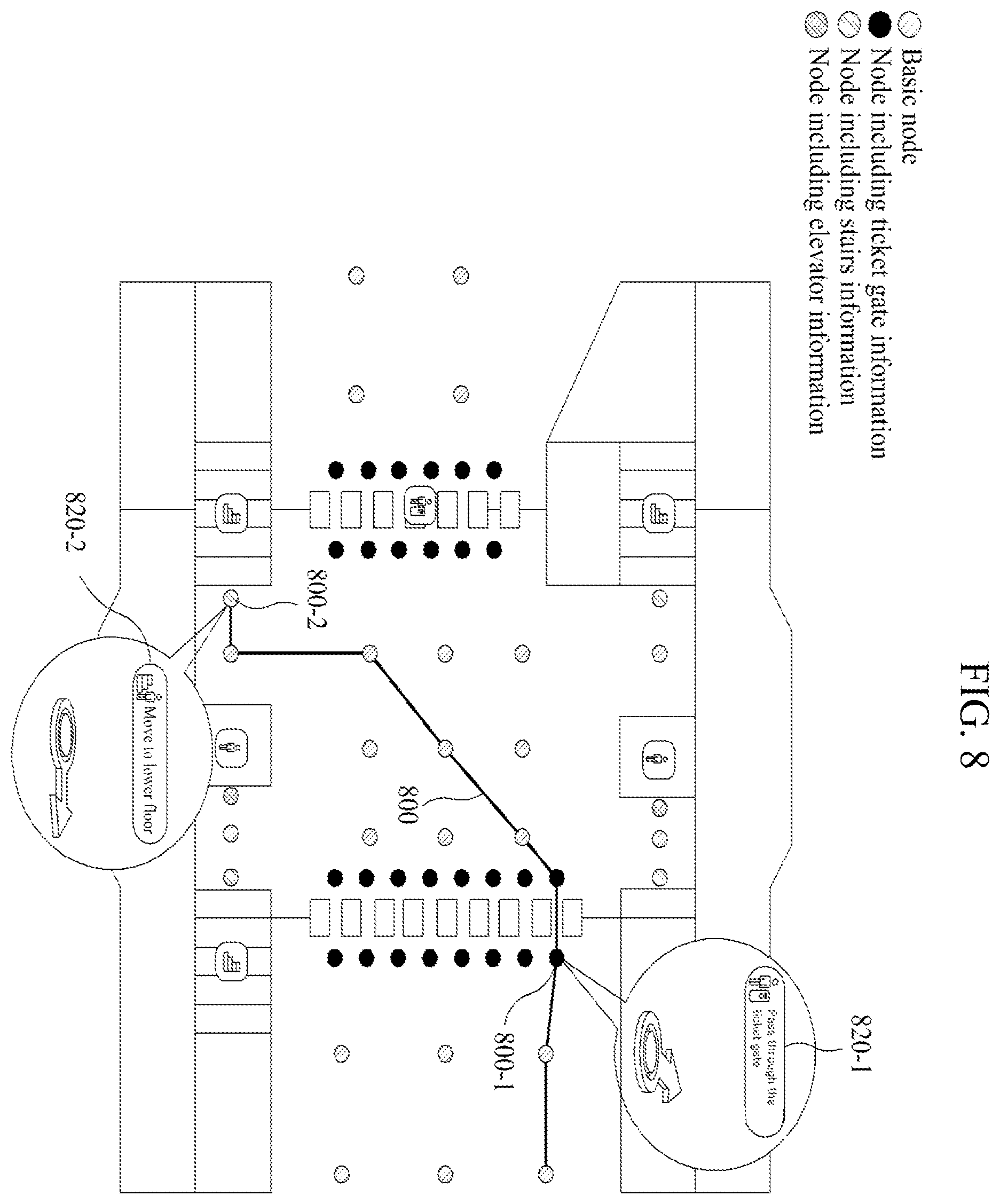 Patent US12480776 Figure 8 – Route guidance method and device using augmented reality view