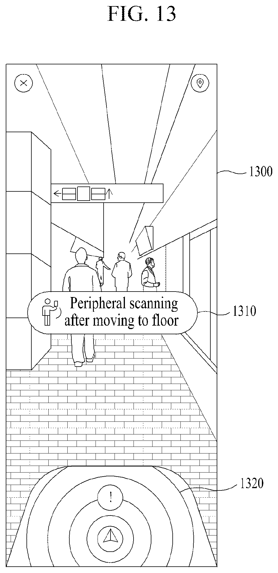 Patent US12480776 Figure 13 – Route guidance method and device using augmented reality view