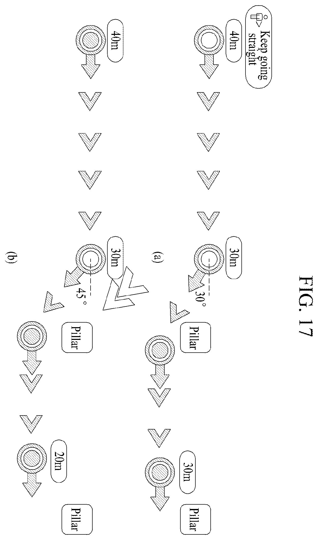Patent US12480776 Figure 17 – Route guidance method and device using augmented reality view